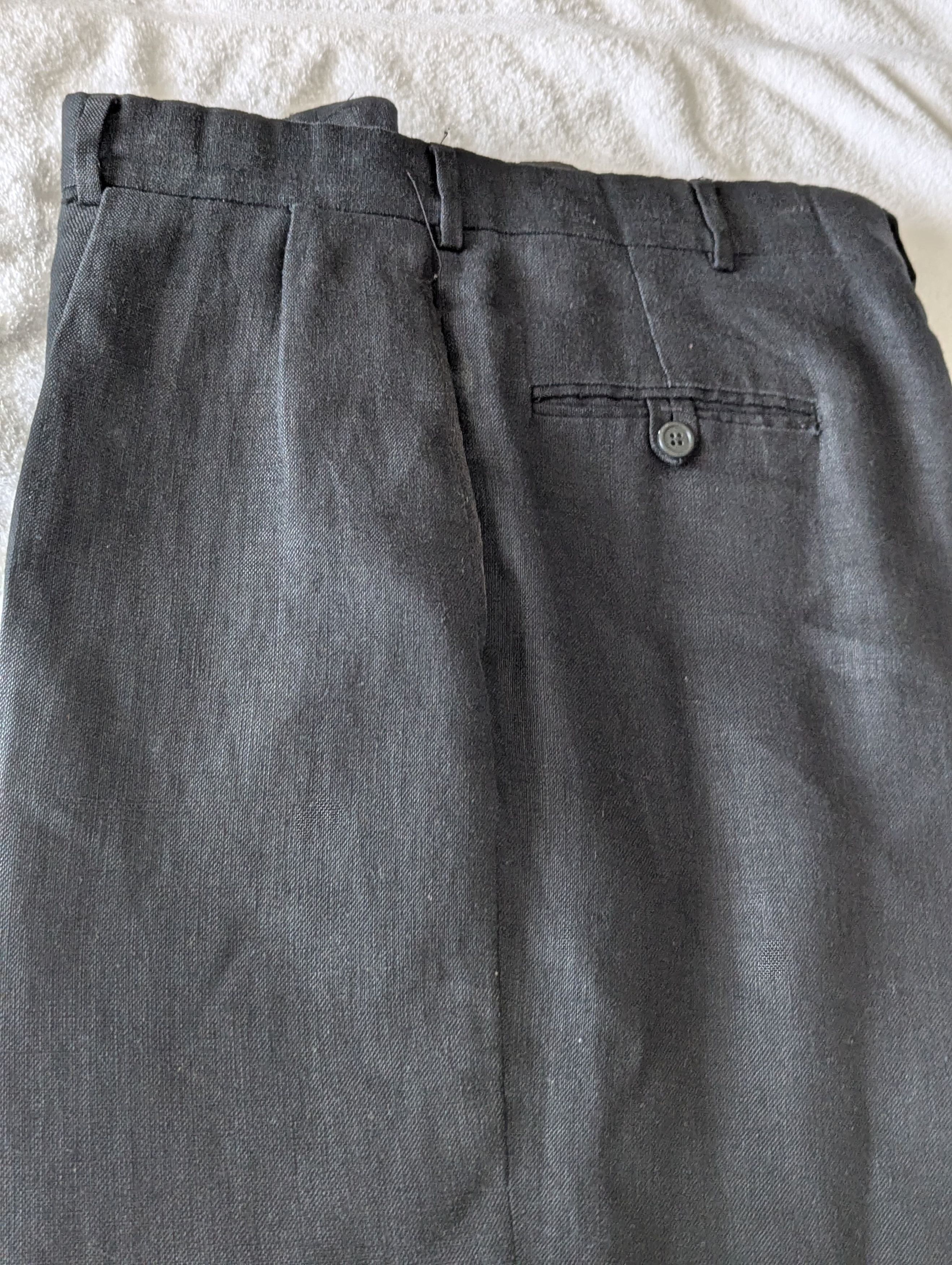 Polo Ralph Lauren Vintage Black Linen Pant Size US 36 / EU 52 - 1 Thumbnail