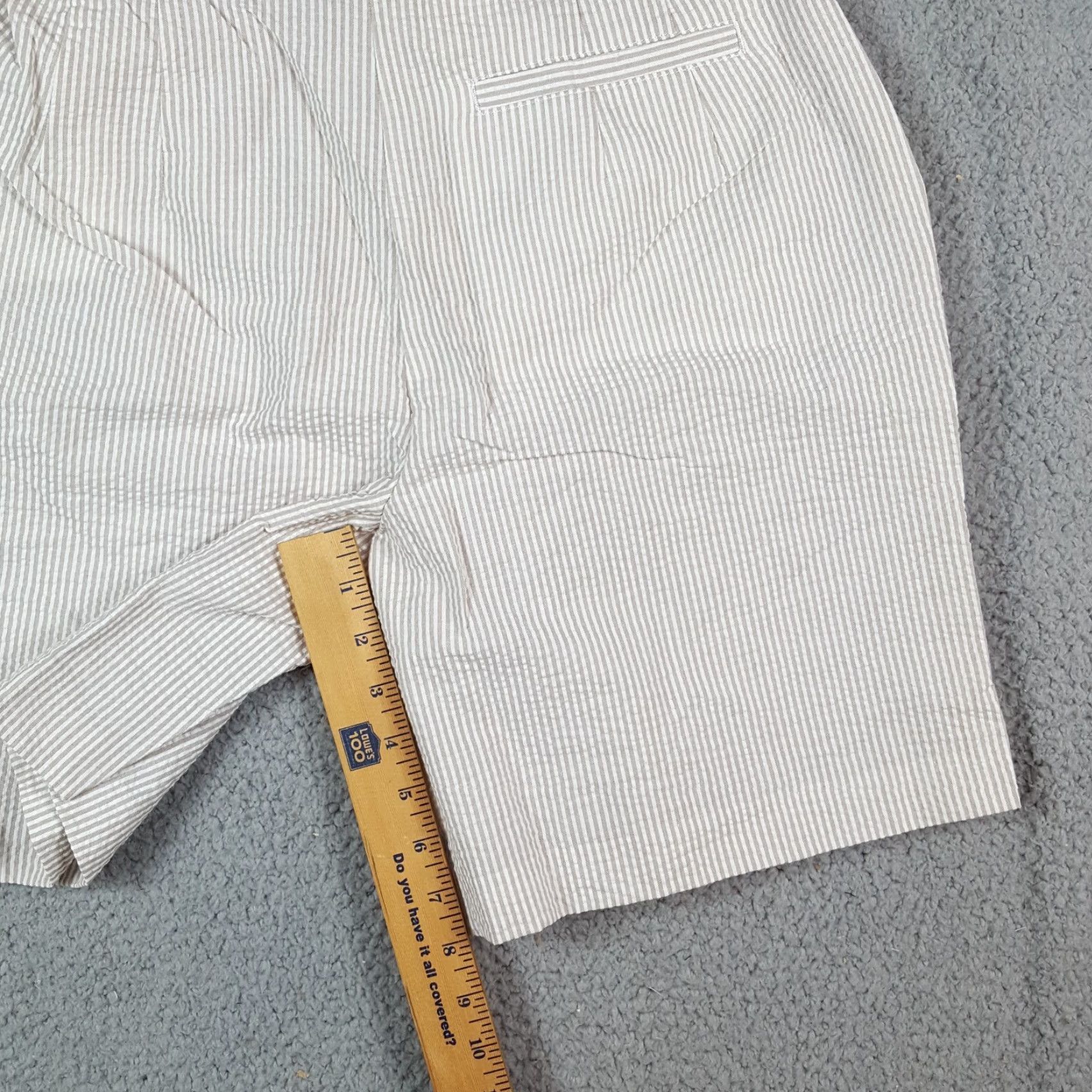 Vintage VINTAGE To A Tee Women's Chino Shorts Size 6 High Waist Y2K 90s 00s Retro Golf Casual Summer Size 28" / US 6 / IT 42 - 6 Thumbnail