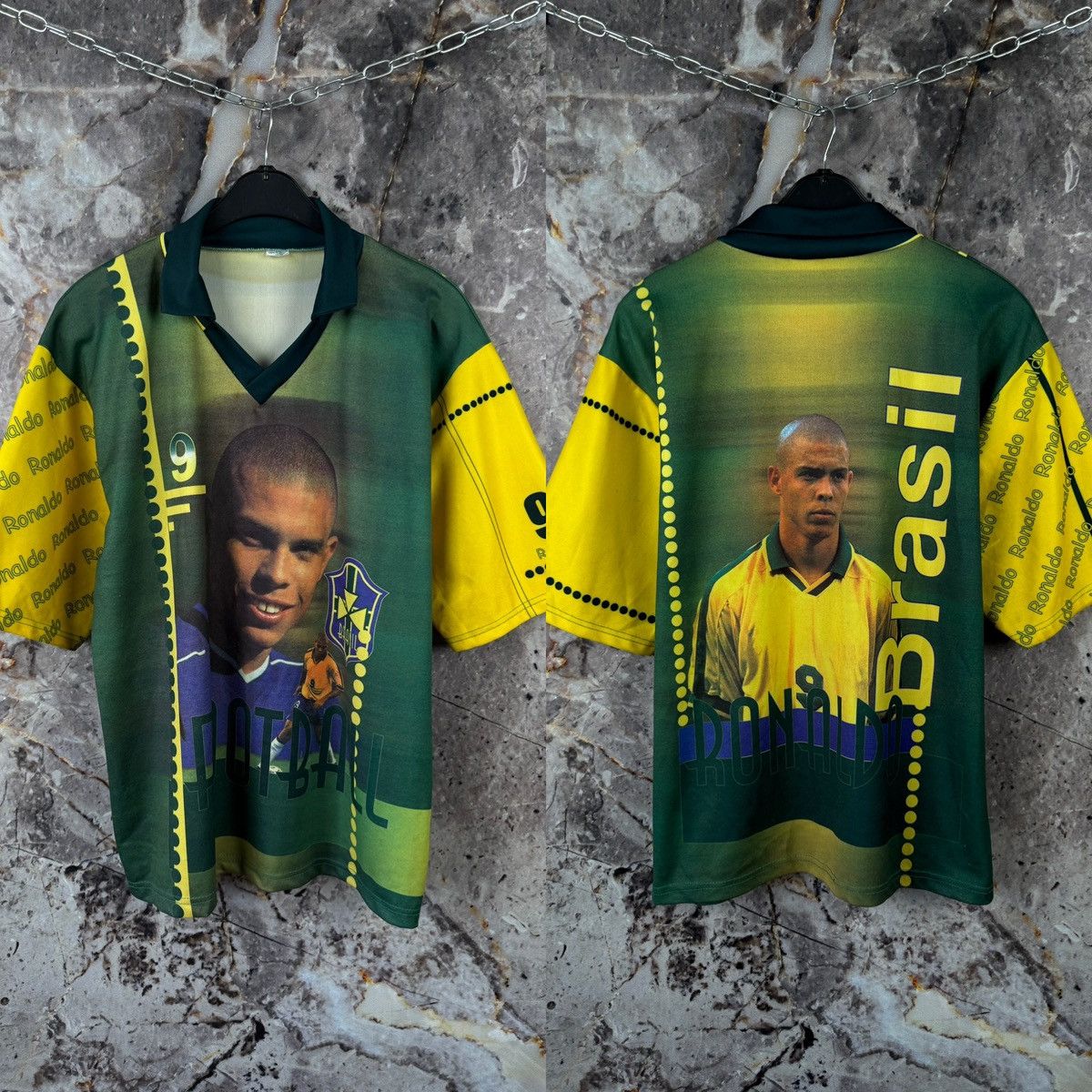 Vintage Men’s Ronaldo 9 Brasil Brazil Football Jersey Size XXL Size US XXL / EU 58 / 5 - 1 Thumbnail