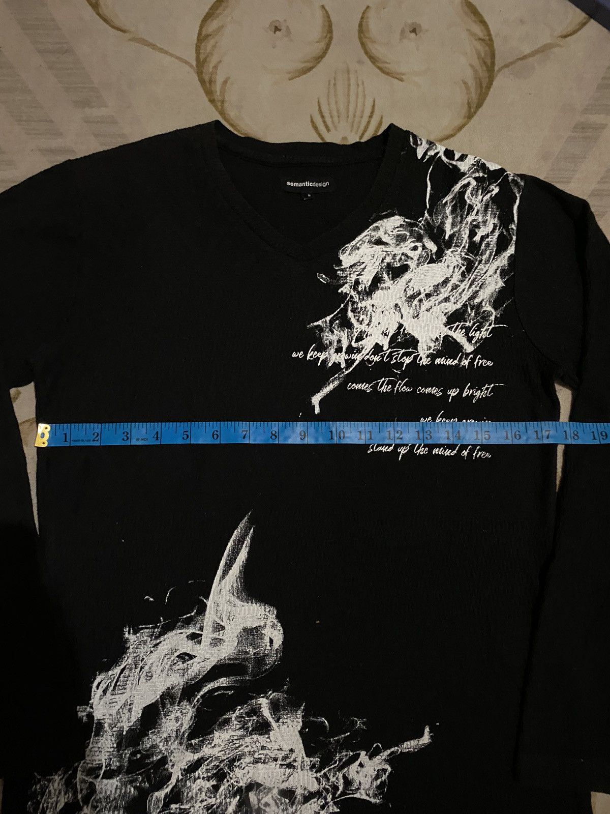 If Six Was Nine × semanticdesign Vintage Japanese Design Semantic Design Long Sleeve Tee Size US S / EU 44-46 / 1 - 9 Thumbnail