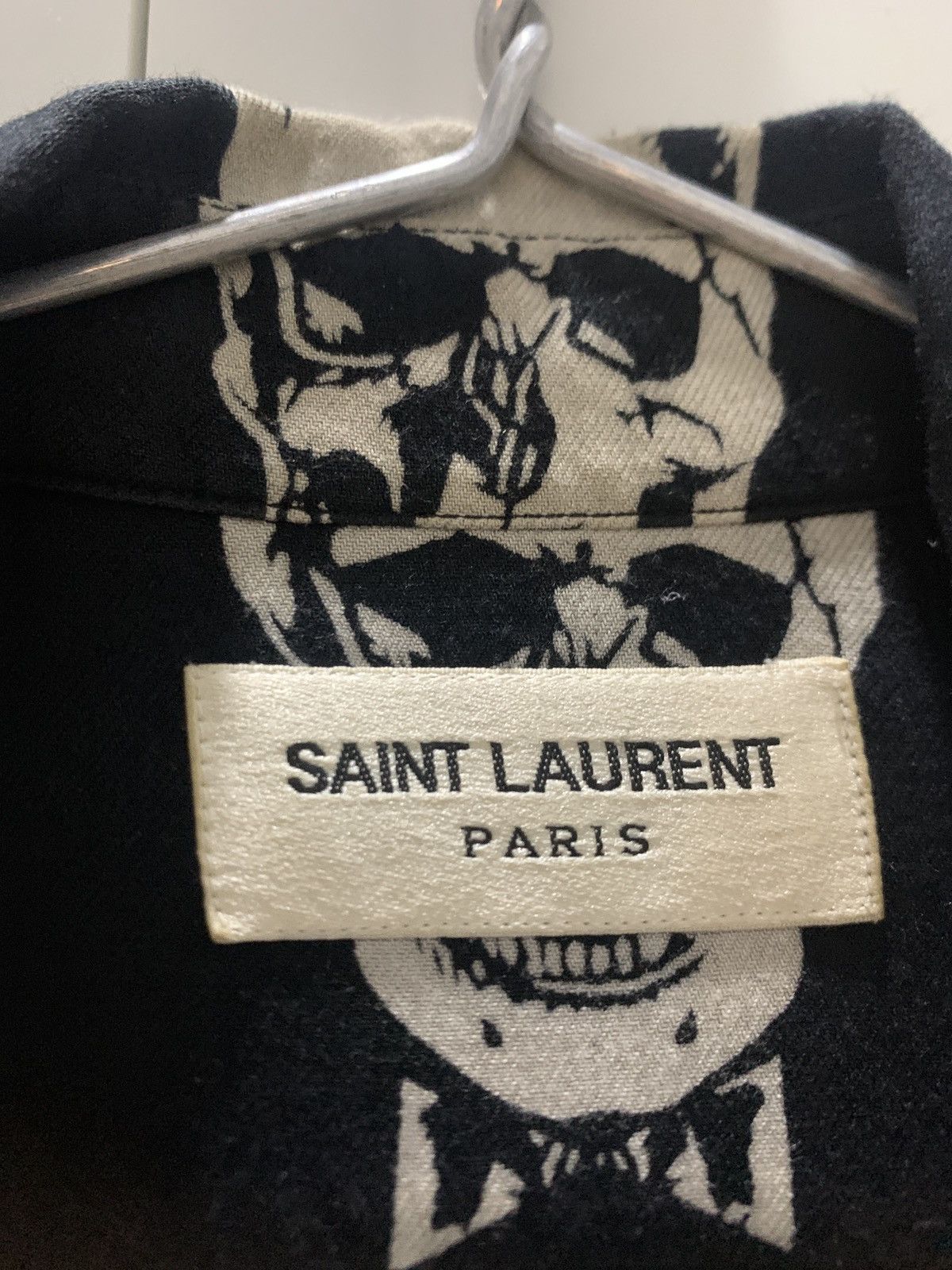 Saint Laurent Paris skull shirt Size US S / EU 44-46 / 1 - 2 Thumbnail