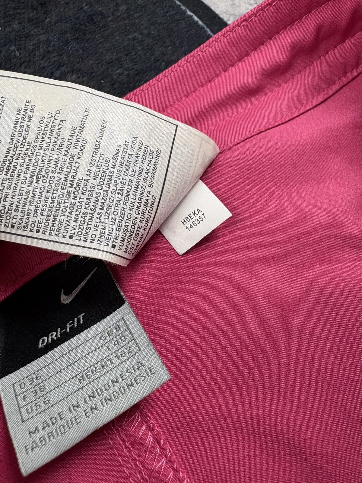 Nike NIKE Hype Baggy Pink Drawstrings Style Casual Pants Rare Size 28" / US 6 / IT 42 - 7 Thumbnail