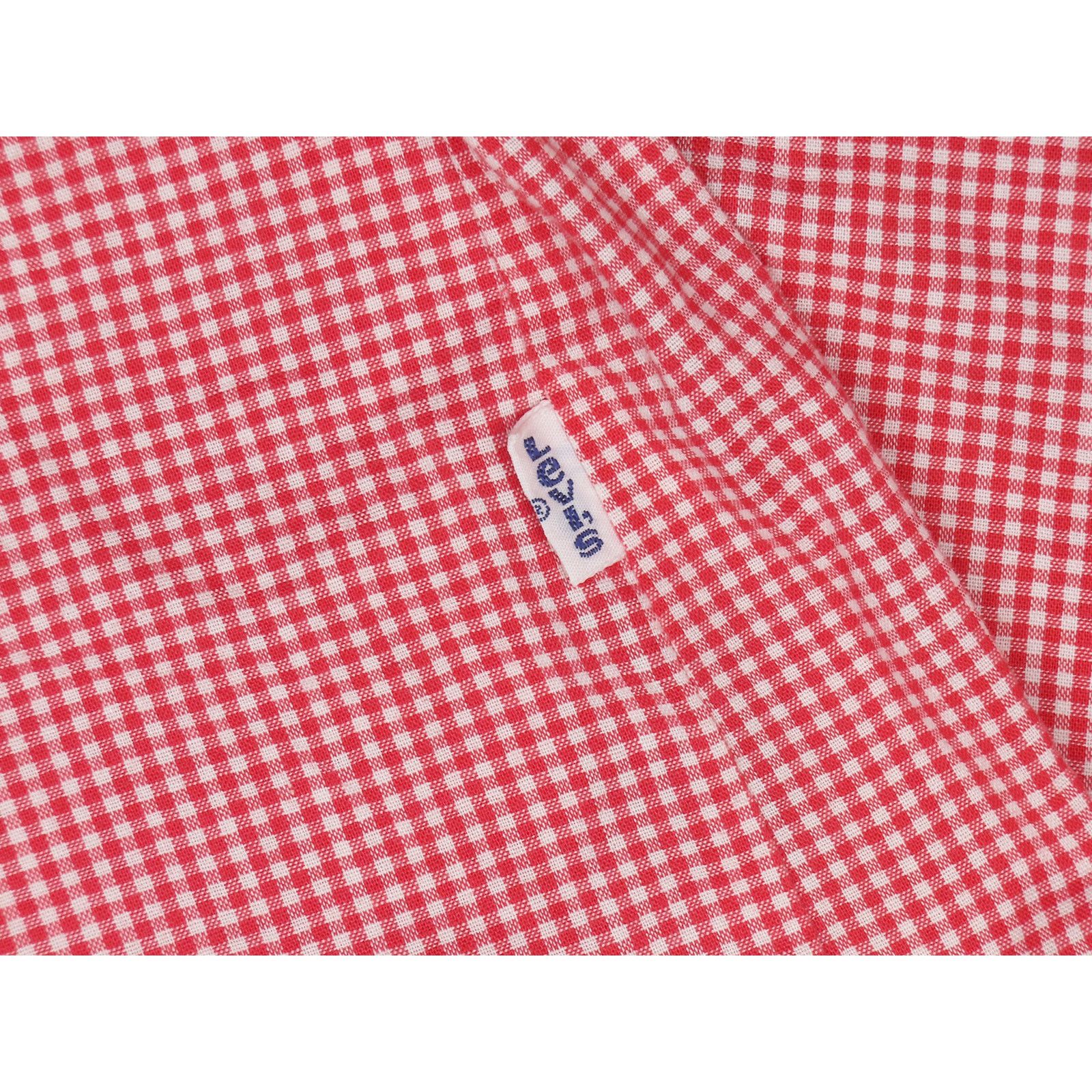 Other 70s Vintage Levi's Check Gingham Western Cowgirl Shirt Size XXL / US 16-18 / IT 52-54 - 9 Thumbnail