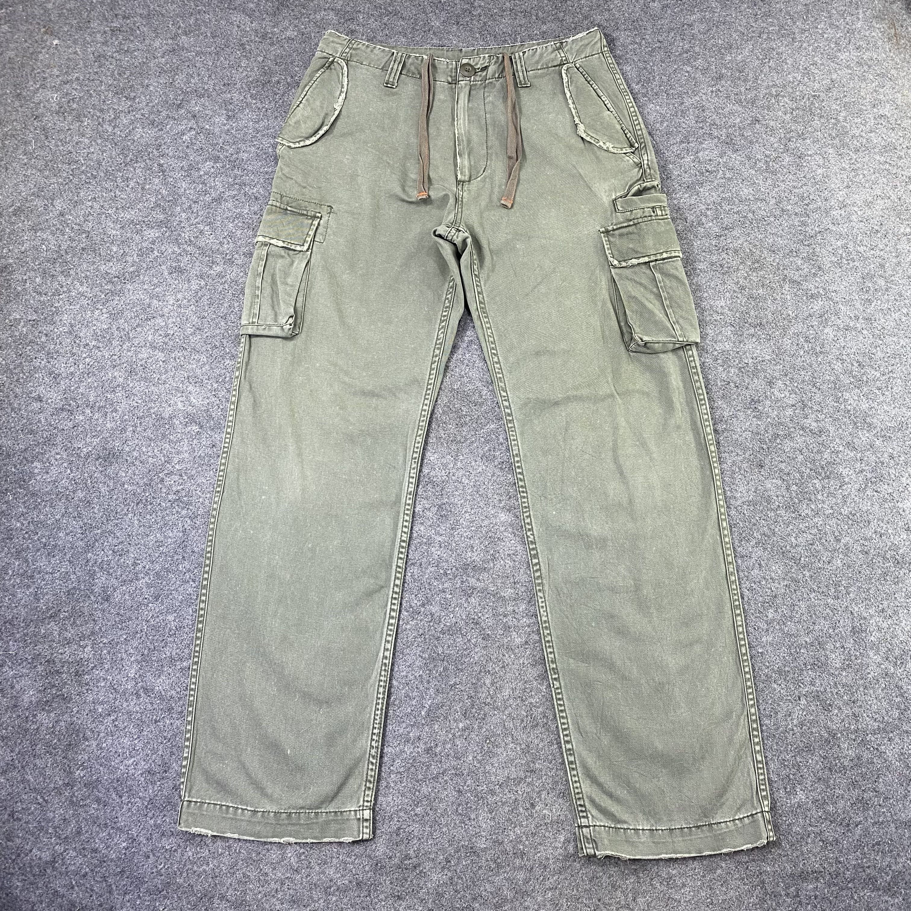 Japanese Brand × Vintage Rush Hour Faded Green Cargo Pants-C025 Size US 32 / EU 48 - 1 Thumbnail