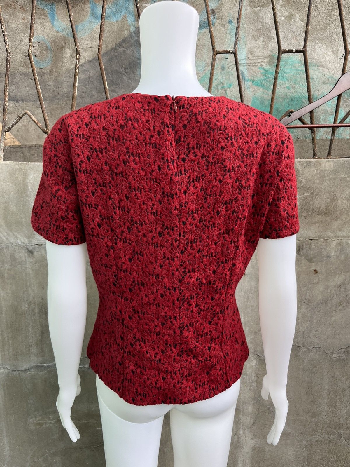 Dries Van Noten Floral Tapestry Crochet Top Size XS / US 0-2 / IT 36-38 - 5 Thumbnail