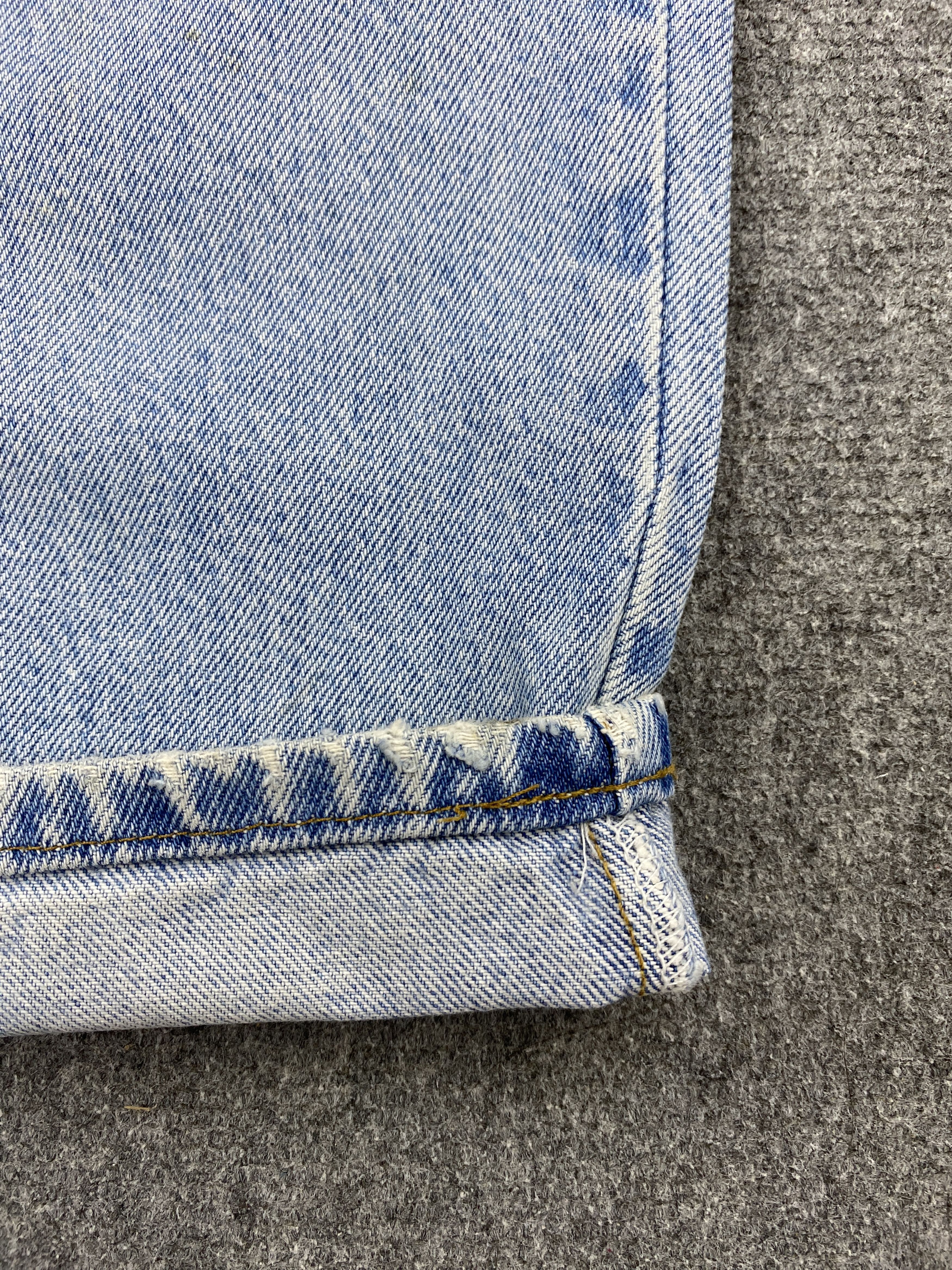 Levi's × Vintage Vintage 90s Levis 634 Orange Tabs Light Washed Jeans Size US 33 - 10 Thumbnail