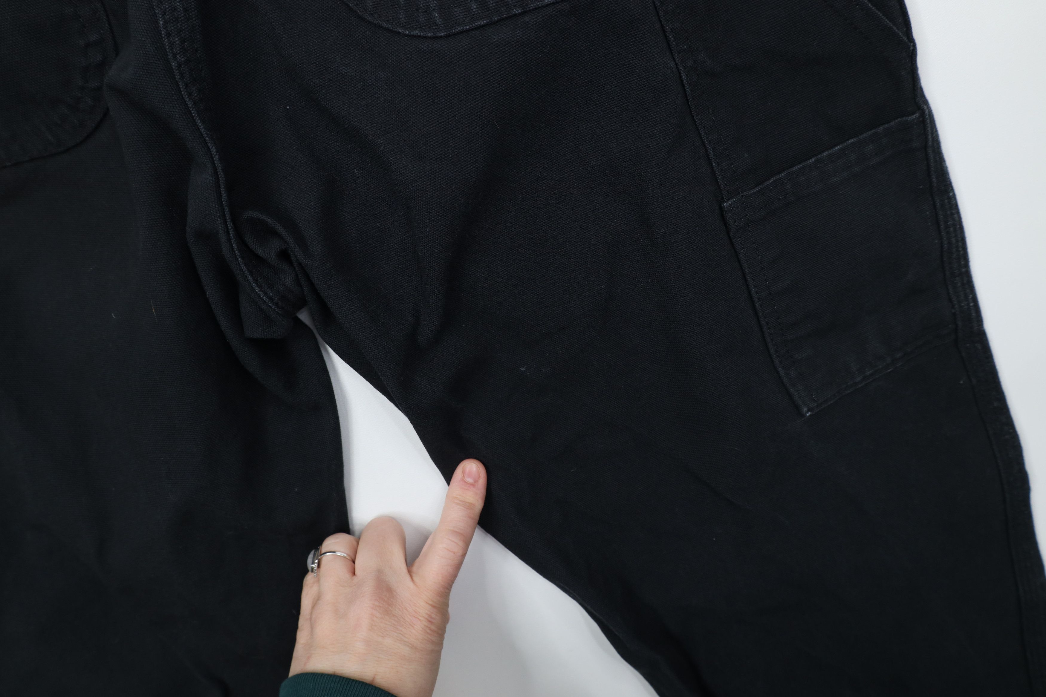 Dickies Vintage Y2K Dickies Wide Leg Dungaree Pants Black Cotton Size US 36 / EU 52 - 14 Thumbnail