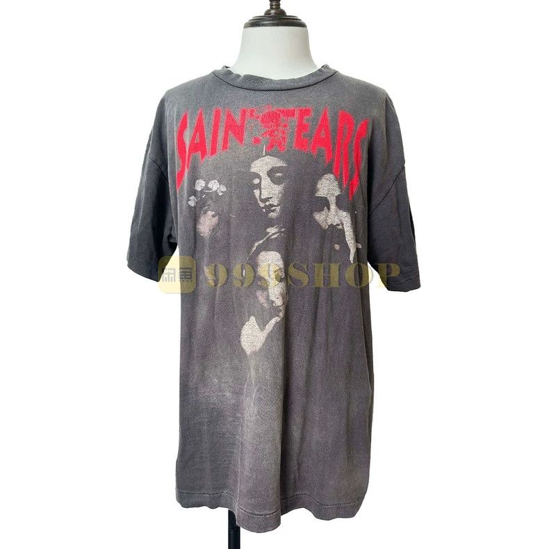 Saint Michael SAINT MICHAEL x DENIM TEARS Tee Size US XL / EU 56 / 4 - 1 Thumbnail