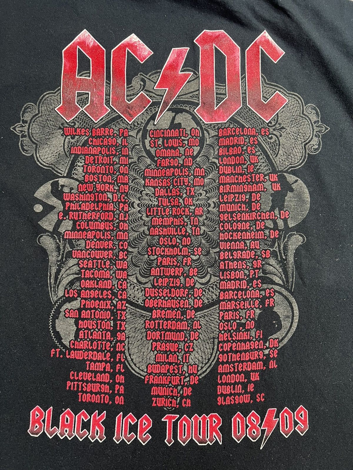 AC/DC AC/DC VINTAGE ROCK TOUR 2009 EMO PUNK ROCK MENS SHIRT Size US XL / EU 56 / 4 - 5 Thumbnail