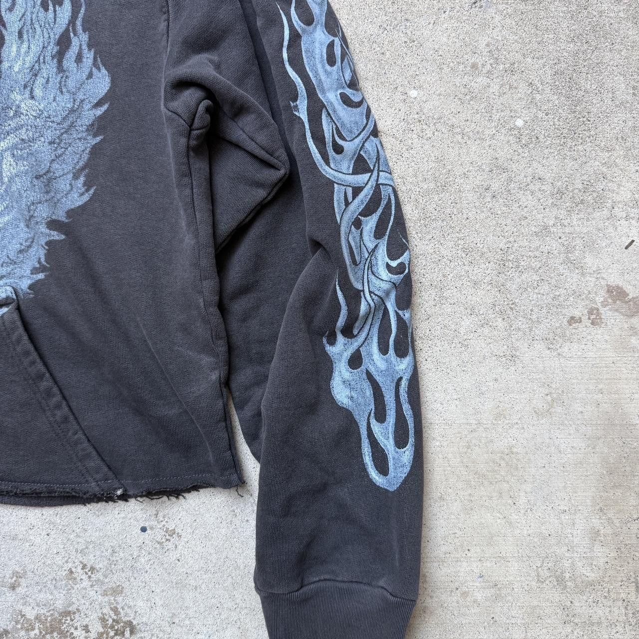 basketcase gallery Basketcase Gallery Moltres Hoodie Cropped Tribal XXL RARE Size US XXL / EU 58 / 5 - 4 Thumbnail