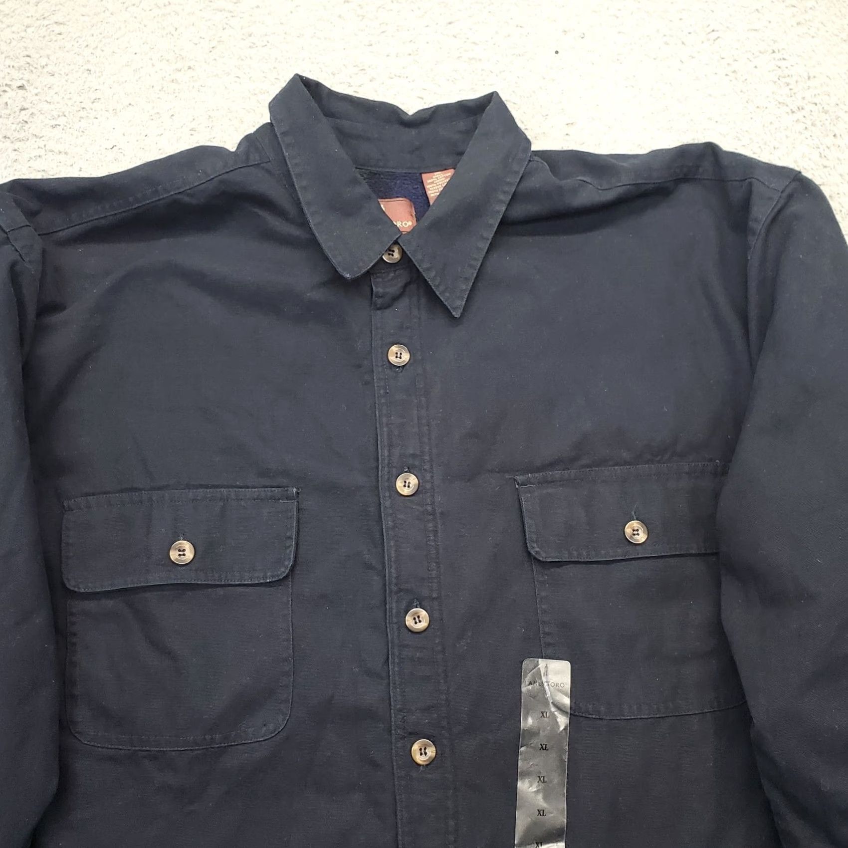 Vintage Vintage Lanesboro Mens XL Navy Shacket Jacket Size US XL / EU 56 / 4 - 3 Thumbnail