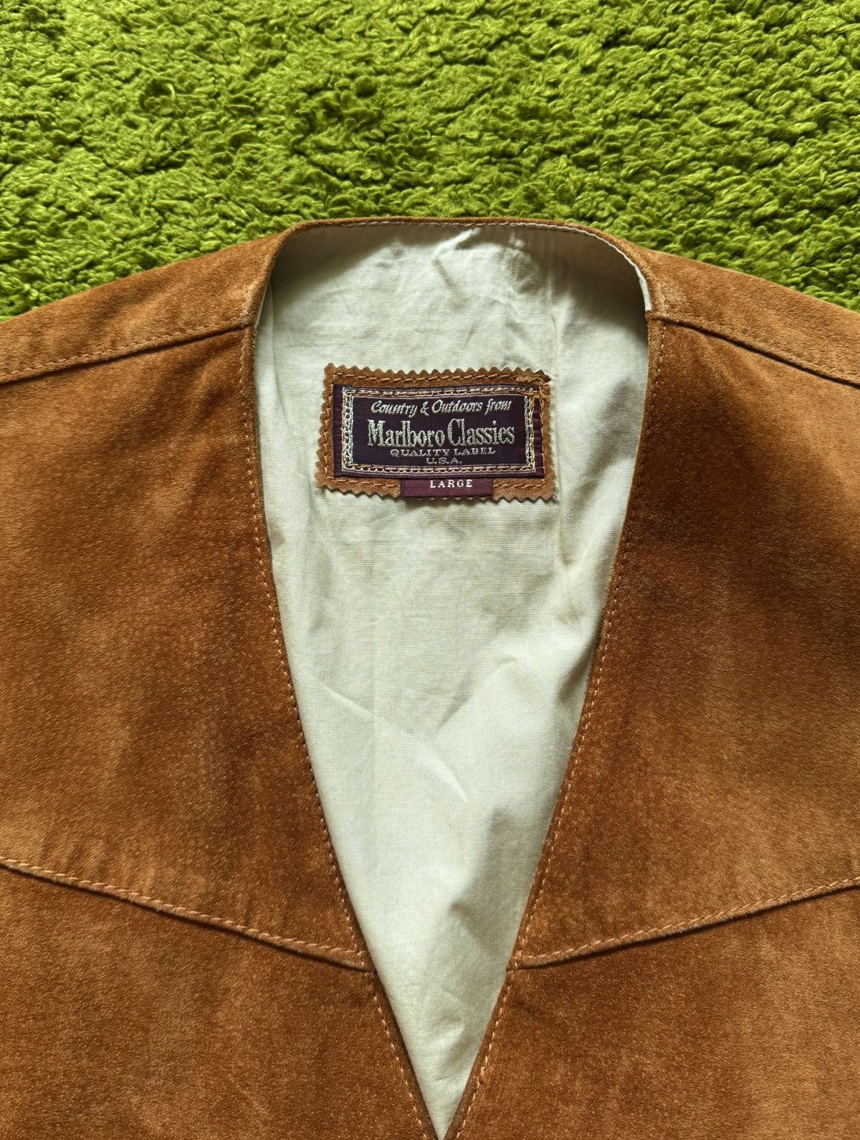Marlboro Marlboro Classics vintage western cowboy style leather vest Size US L / EU 52-54 / 3 - 4 Thumbnail