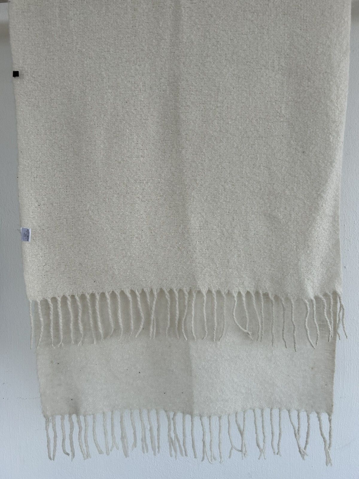 Japanese Brand Japan White Unbrand Scarf Muffle Size ONE SIZE - 2 Thumbnail