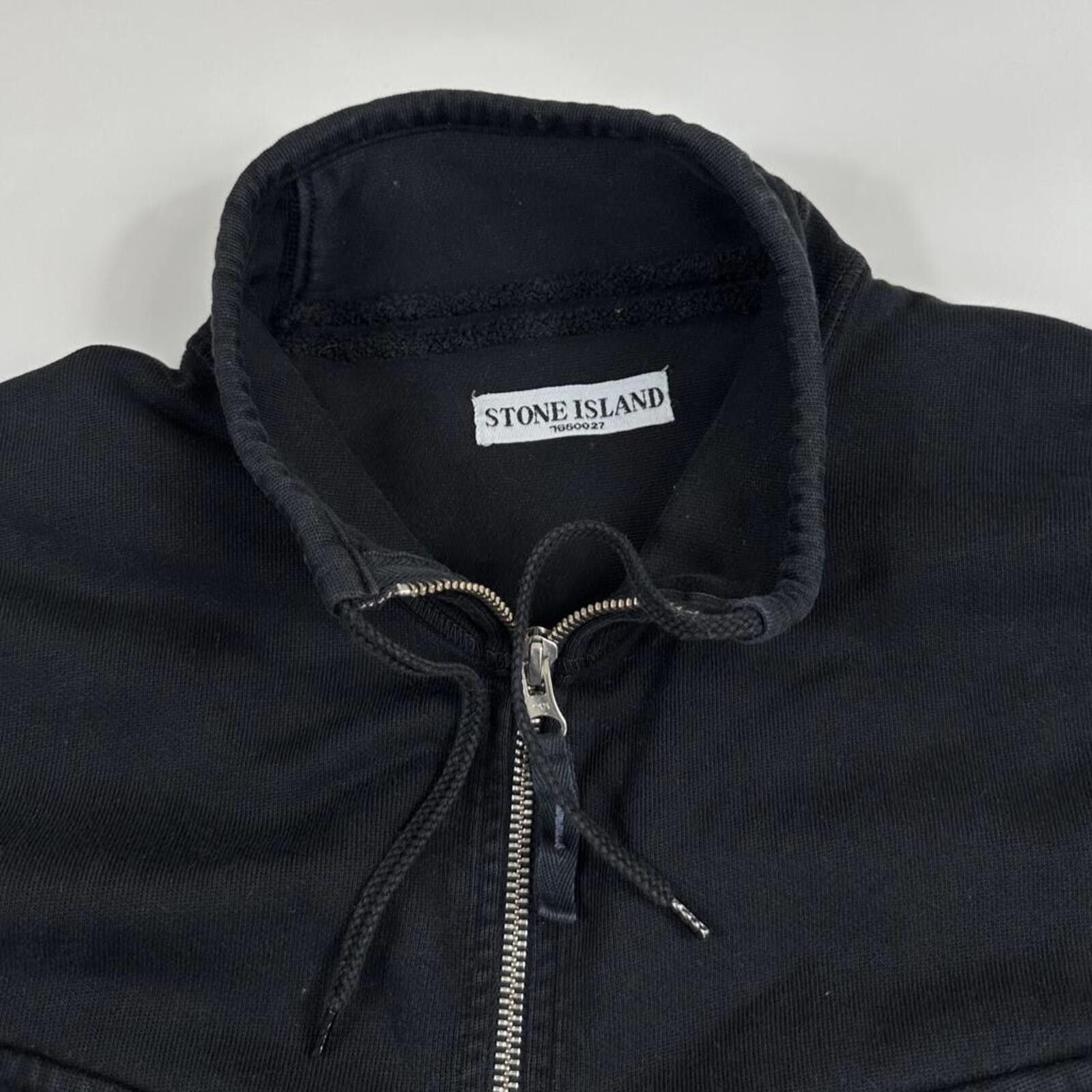 Stone Island Stone Island Vintage Full Zip Jumper Jacket Black XL Size US XL / EU 56 / 4 - 4 Thumbnail