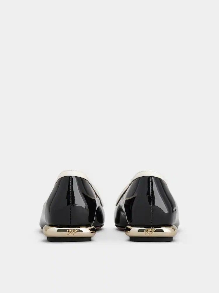Roger Vivier o1s22i1n0824 Viv' Podium Ballerinas Flats in Black Size US 10 / IT 40 - 5 Thumbnail