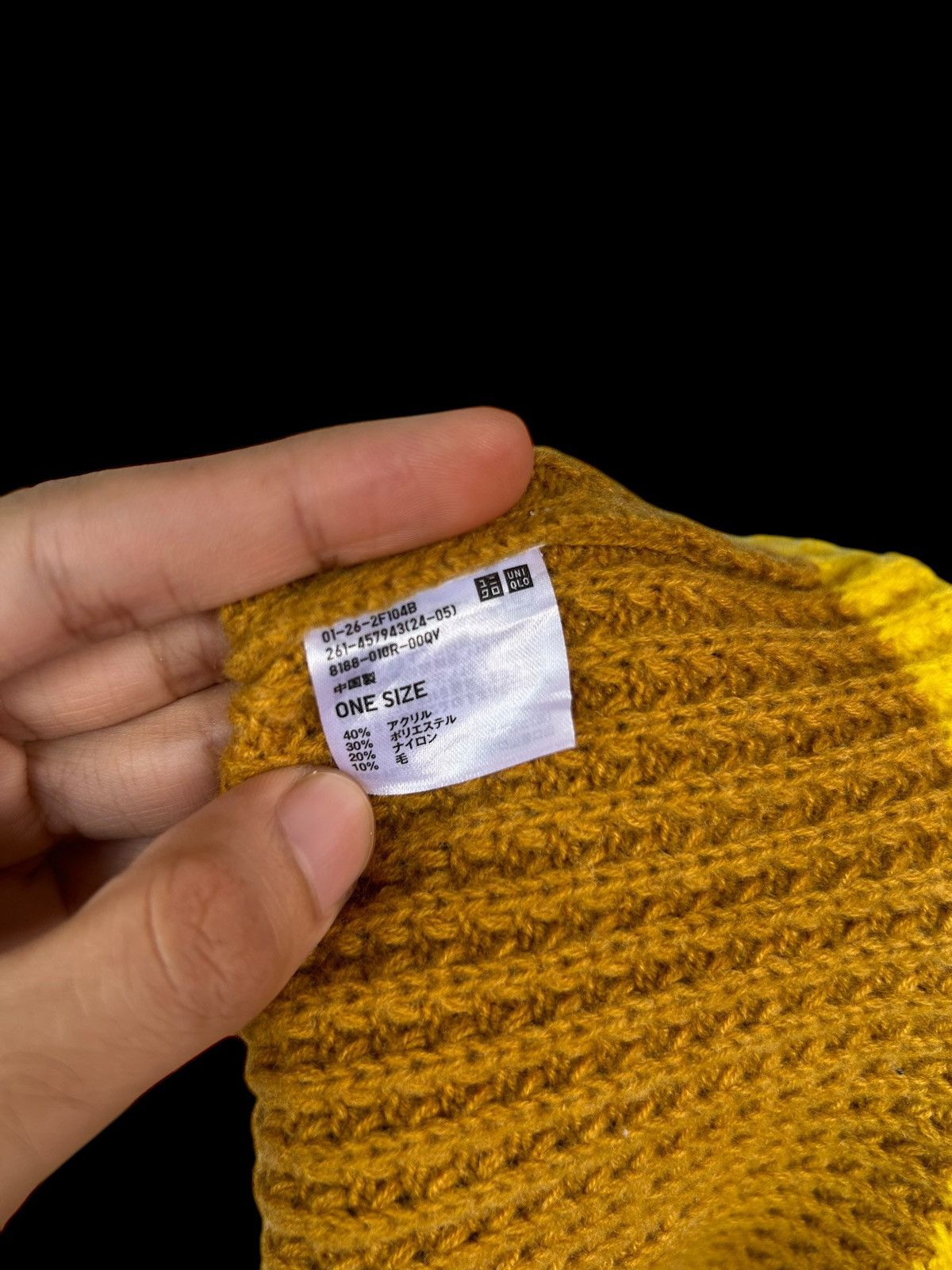 Japanese Brand × Kapital × Vintage Marni X Japanese Brand Uniqlo Knitt Beanie Hats Size ONE SIZE - 6 Thumbnail