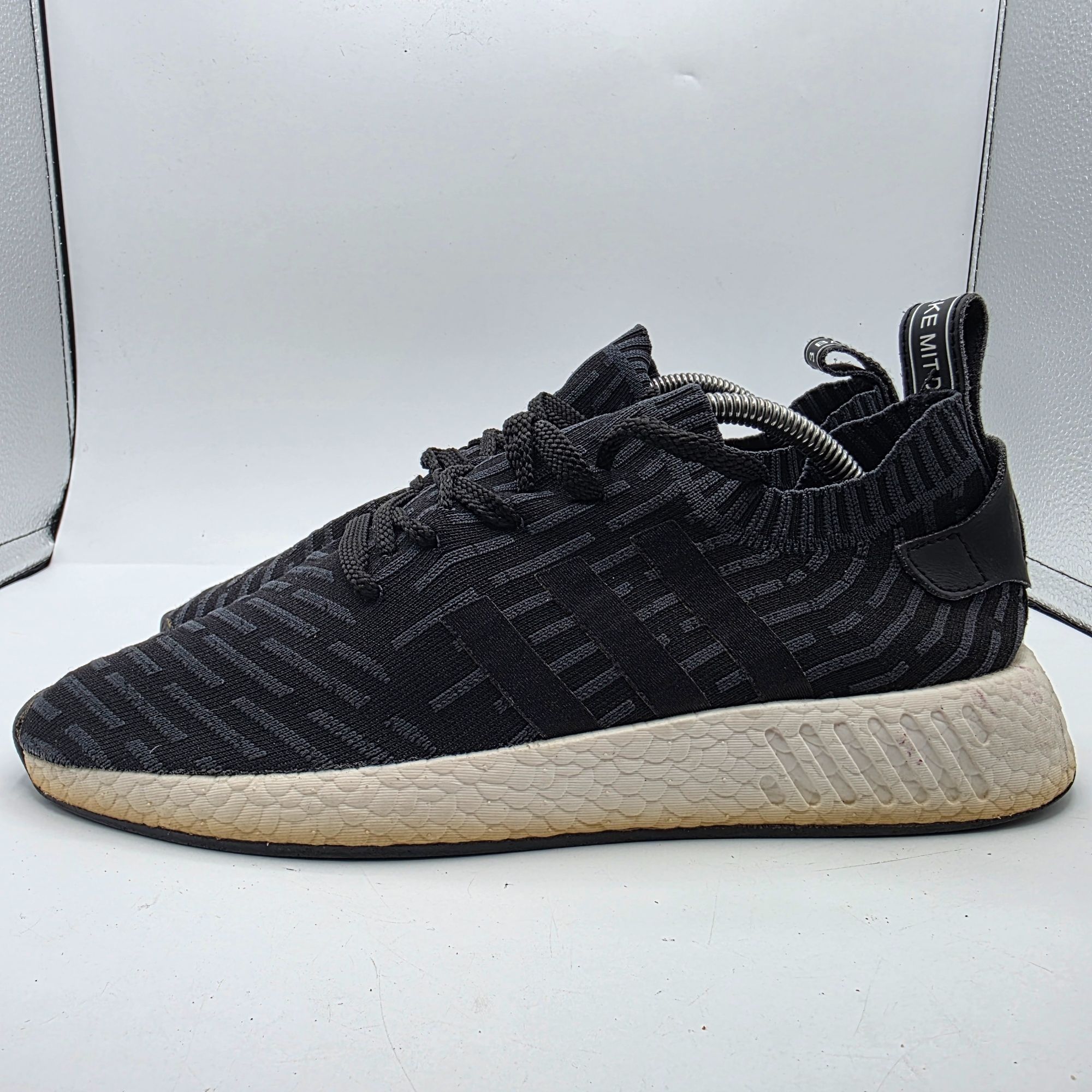 Adidas Adidas NMD_R2 PK Mens 11 Black Primeknit Running Shoes Sampl Size US 11 / EU 44 - 13 Thumbnail