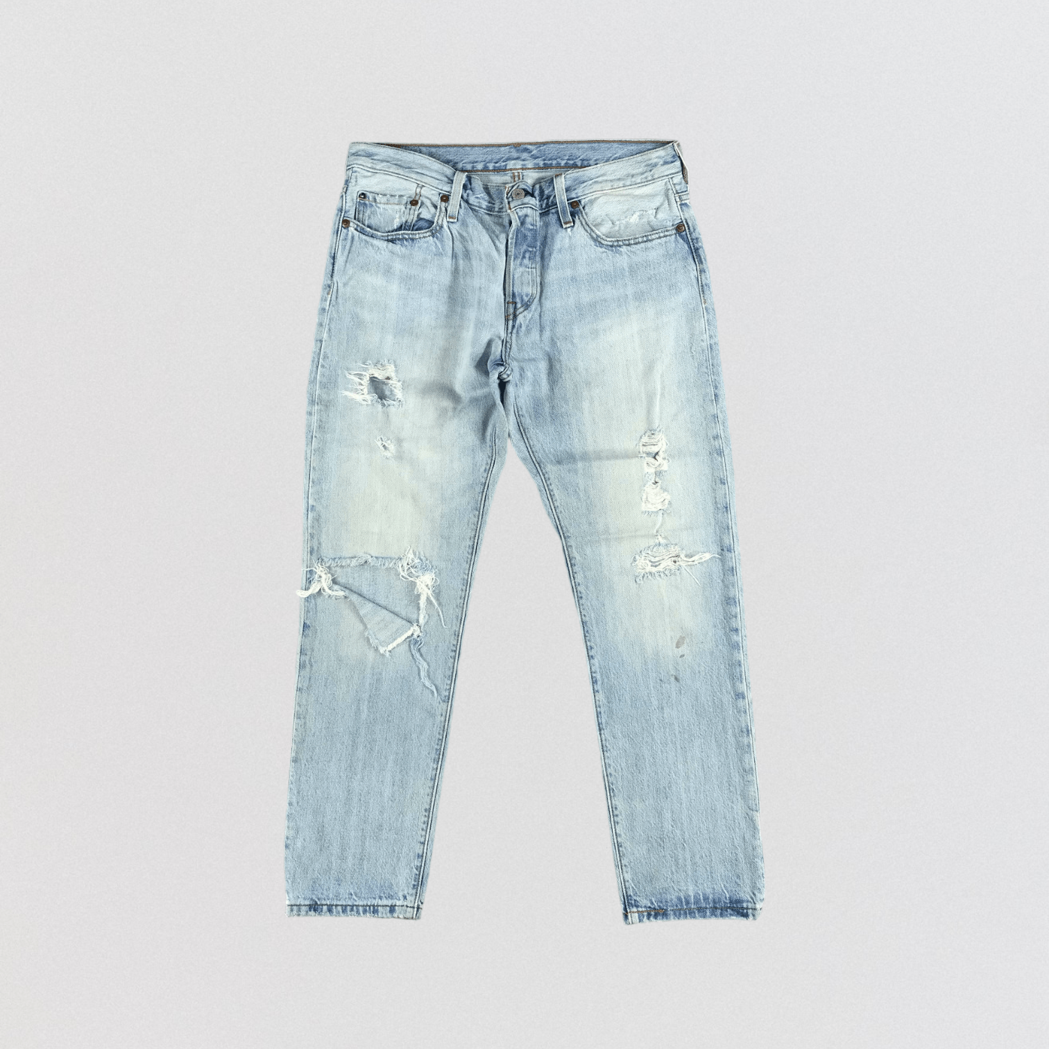 Levi's Vintage Light Wash Levis 501 Jeans-JM2278 Size US 34 / EU 50 - 1 Thumbnail