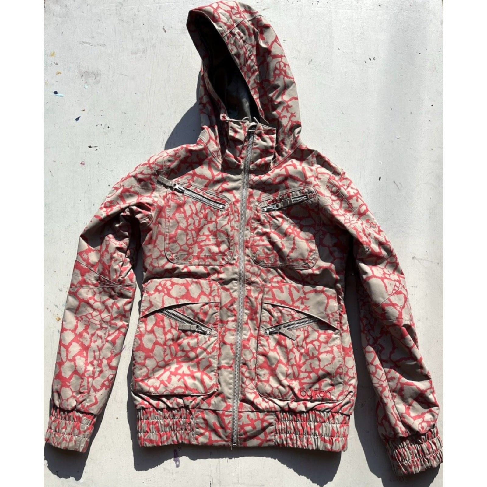Burton Burton Women's Jacket DryRide Multicolor Full-Zip S Snowboard Logo Lined Jacket Size S / US 4 / IT 40 - 2 Thumbnail