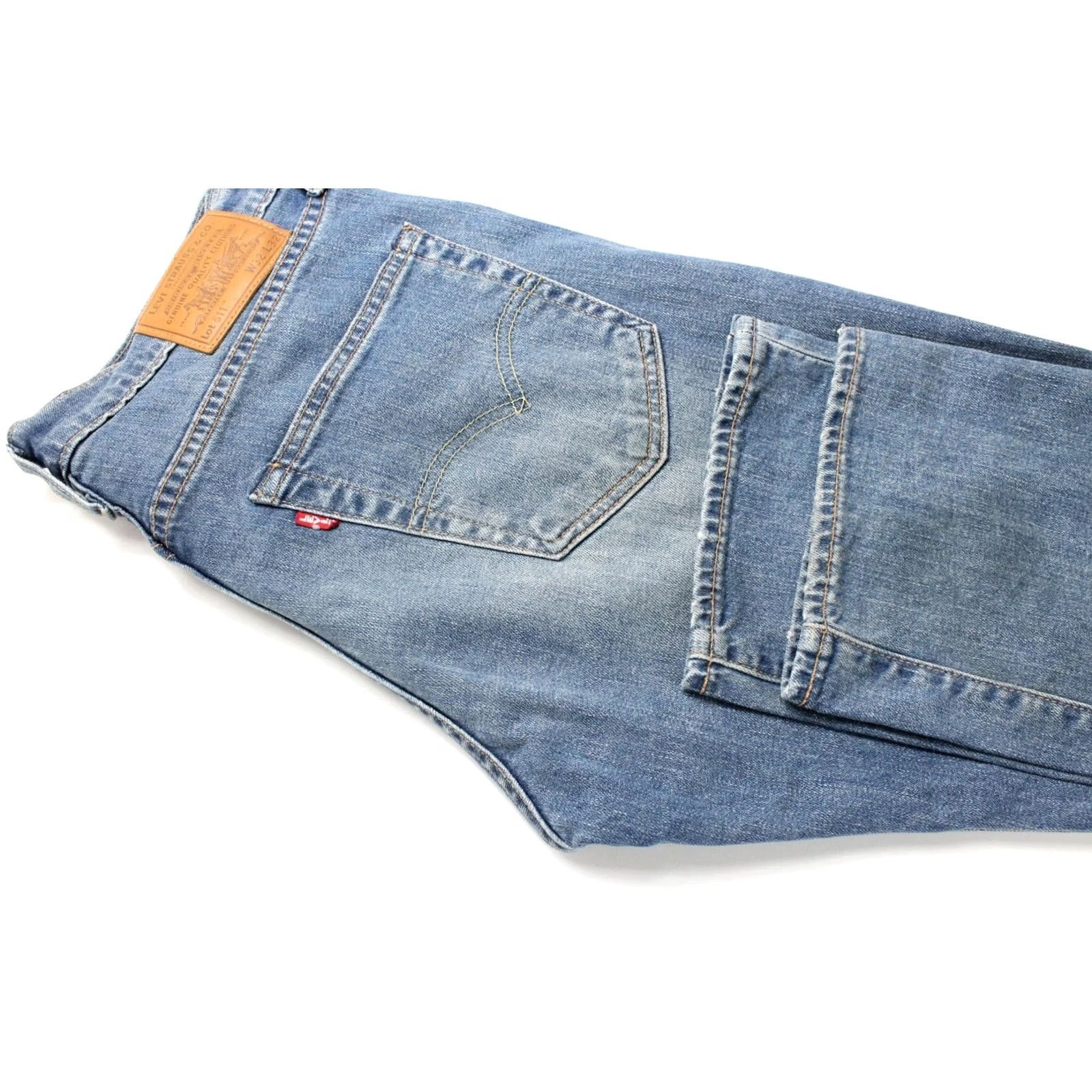 Levi's Levi's 511 Jeans Men's W32/L32 Slim Leg Whiskers Faded Blue Size US 32 / EU 48 - 5 Thumbnail