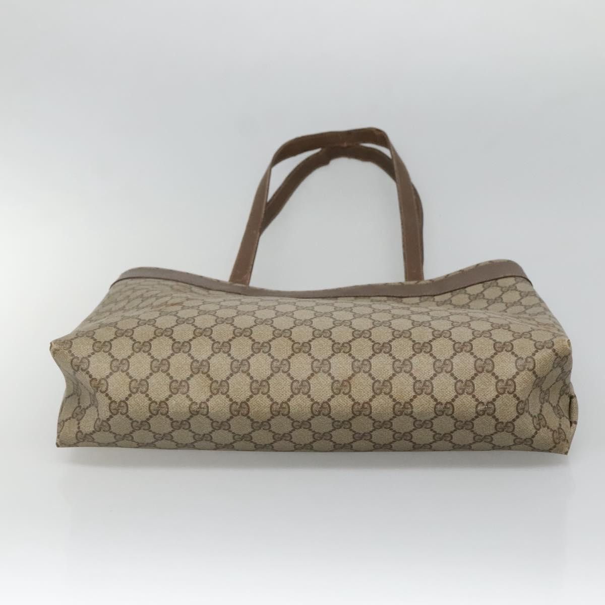 Gucci GUCCI GG Supreme Tote Bag Pvc Beige 41 02 109 Size ONE SIZE - 9 Thumbnail