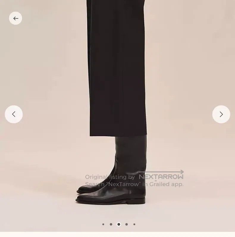 Hermes Hermes Black Straight Pants, Suit or Casual Pants, Versati Size 42" / US 20 - 8 Thumbnail