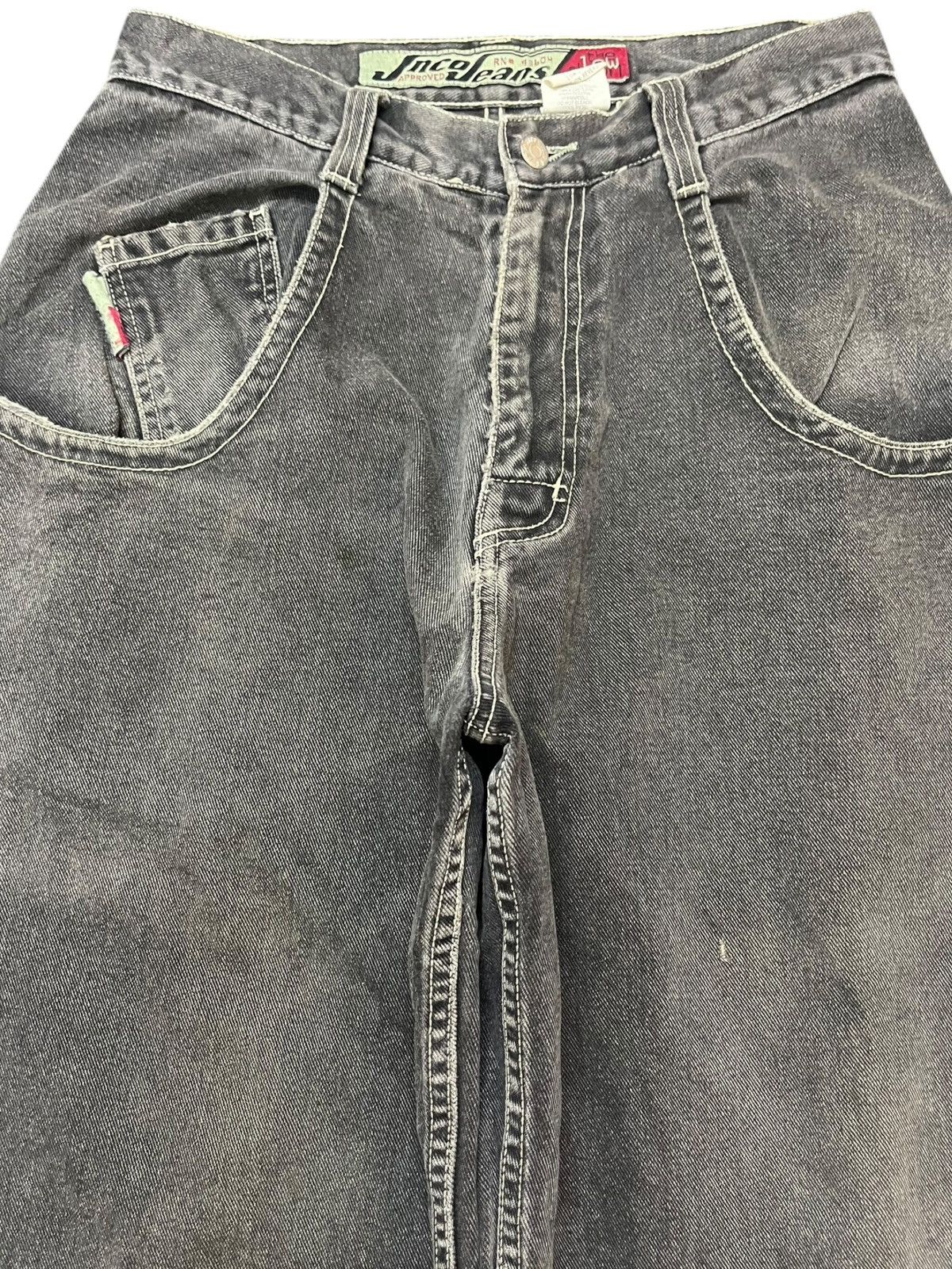 JNCO Vintage 90’s JNCO Baggy Low Down Faded Denim Size US 31 - 2 Thumbnail