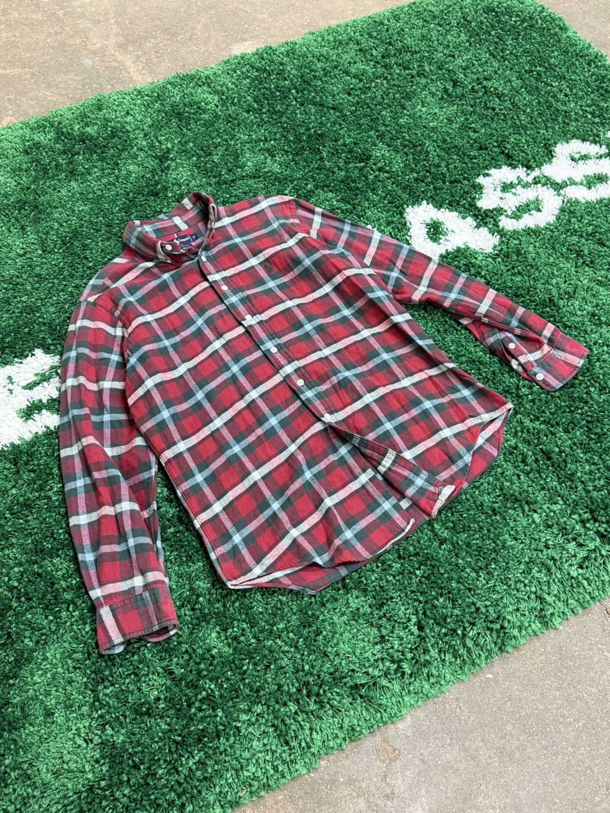 Polo Ralph Lauren × Vintage Vintage Polo Ralph Lauren Holiday / Christmas Flannel Medium Size US M / EU 48-50 / 2 - 2 Thumbnail