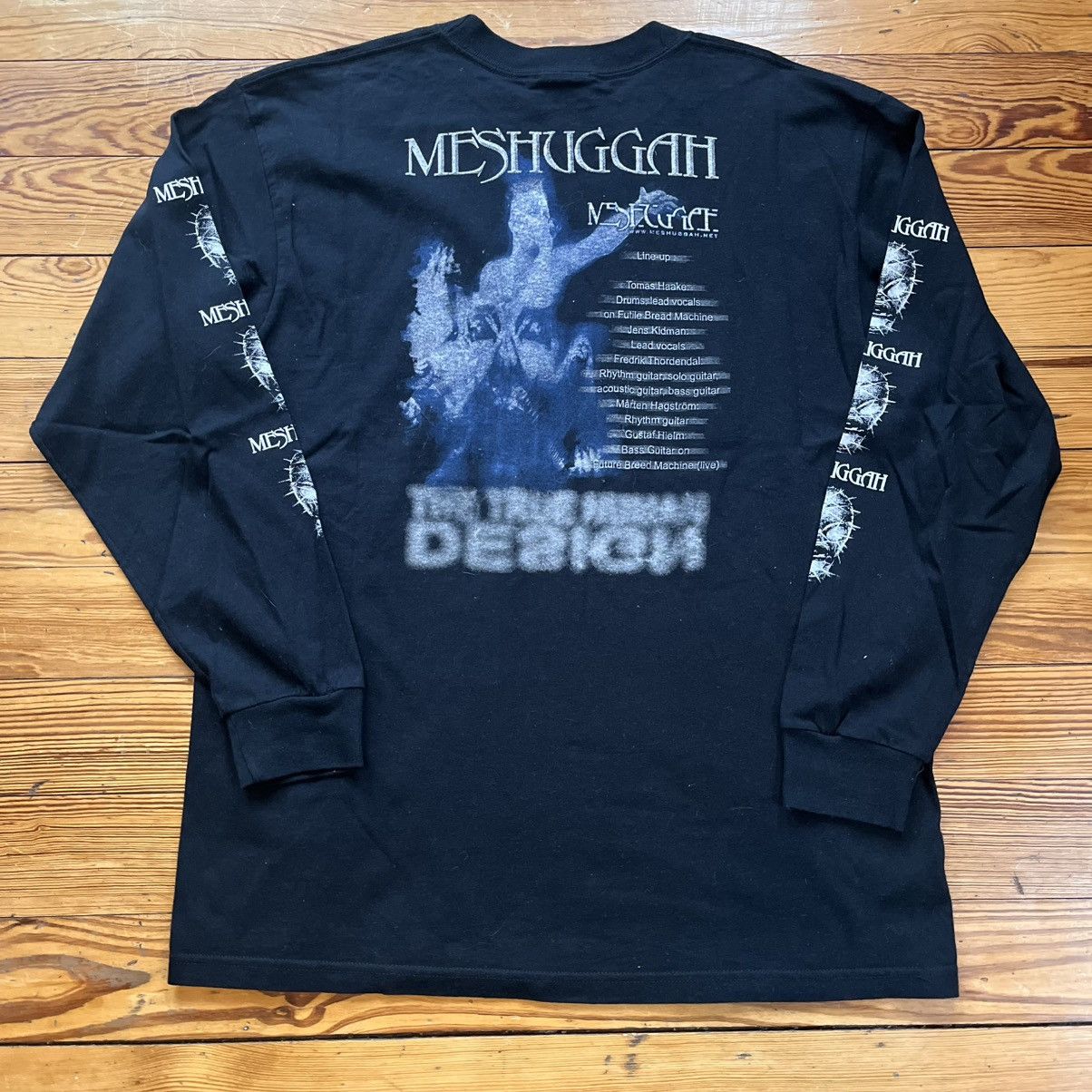 Vintage Vintage Meshuggah True Human Design Chaosphere L Band Shirt Size US L / EU 52-54 / 3 - 3 Thumbnail