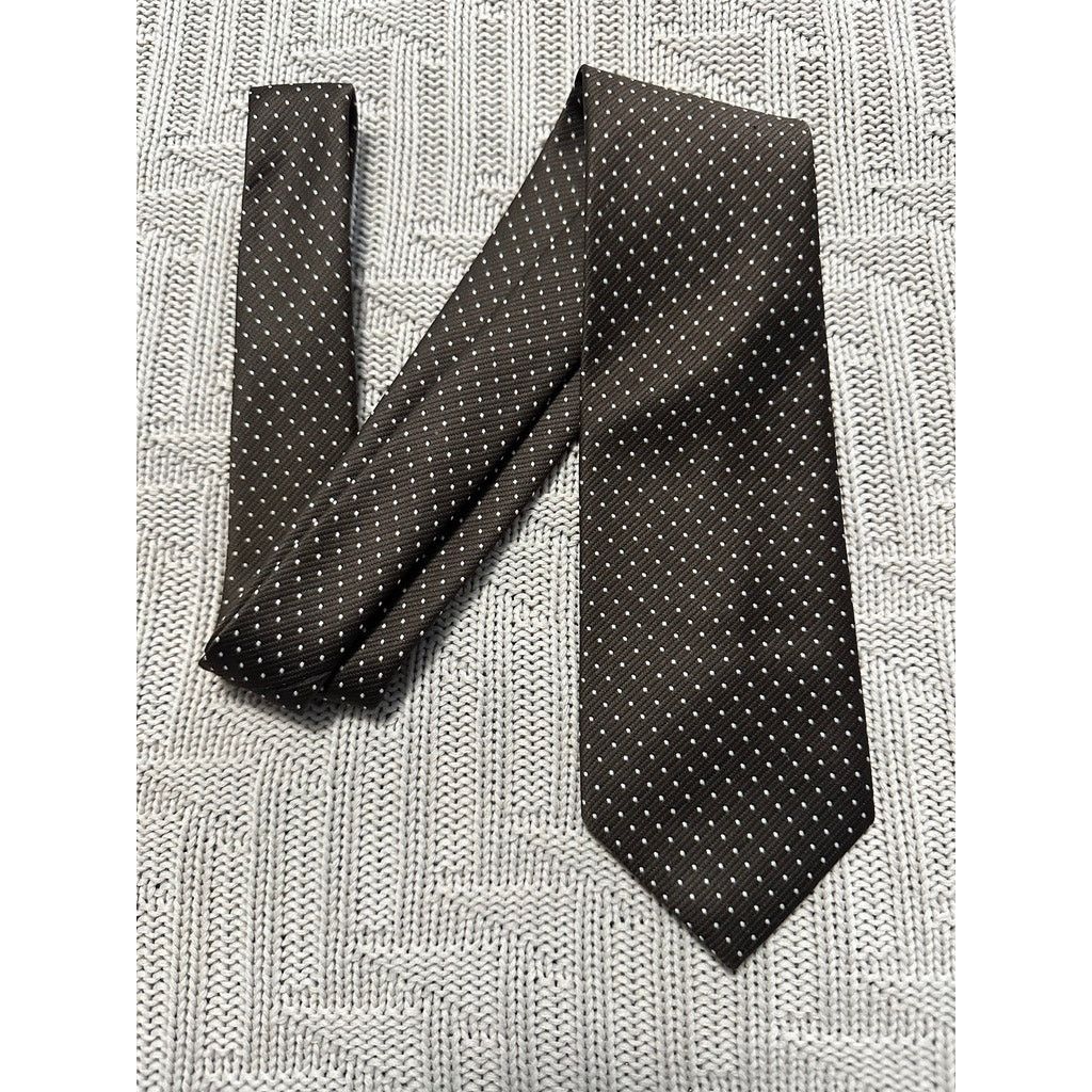 Vintage Vintage Stuart McGuire brown polkadot tie Size ONE SIZE - 1 Thumbnail