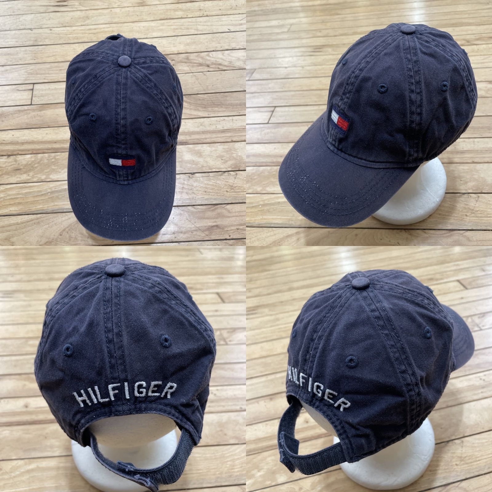 Tommy Hilfiger Tommy Hilfiger Hat Adult OS Blue Red White Logo Panel Adjustable Cap Streetwear Size ONE SIZE - 10 Thumbnail