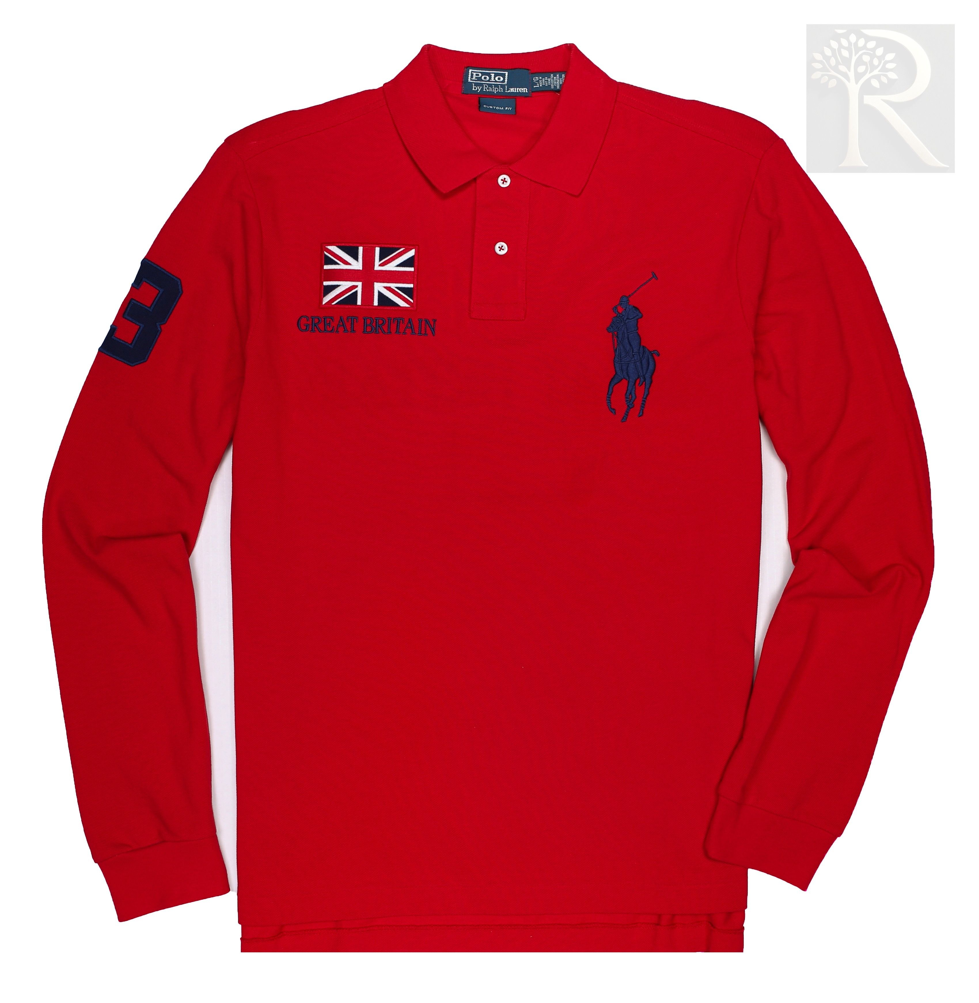 Polo Ralph Lauren NWT Polo Ralph Lauren Men Big Pony Polo "GREAT BRITAIN" L Size US L / EU 52-54 / 3 - 1 Thumbnail