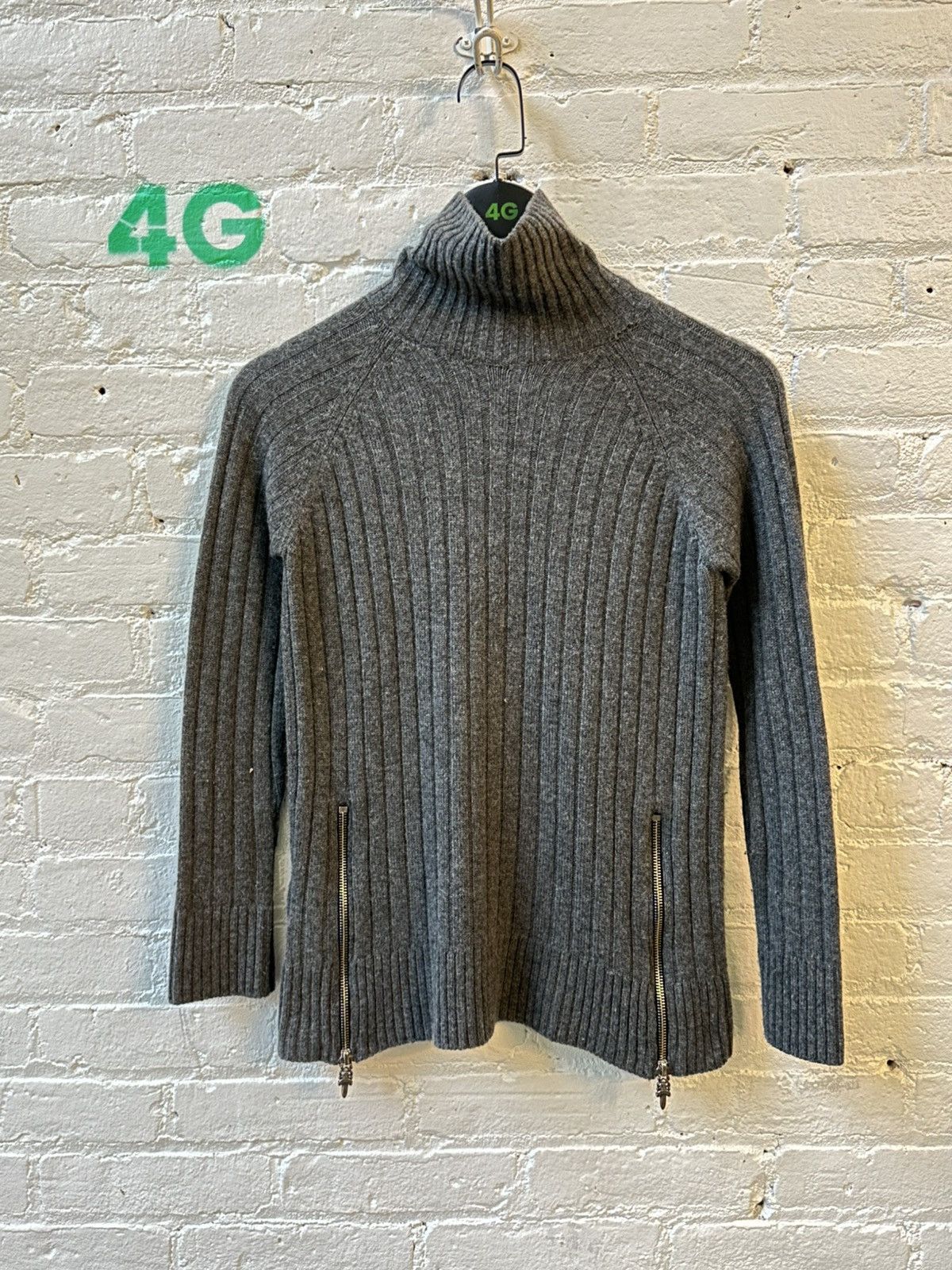 Chrome Hearts CHROME HEARTS PATCHED CASHMERE TURTLENECK Size XS / US 0-2 / IT 36-38 - 3 Thumbnail