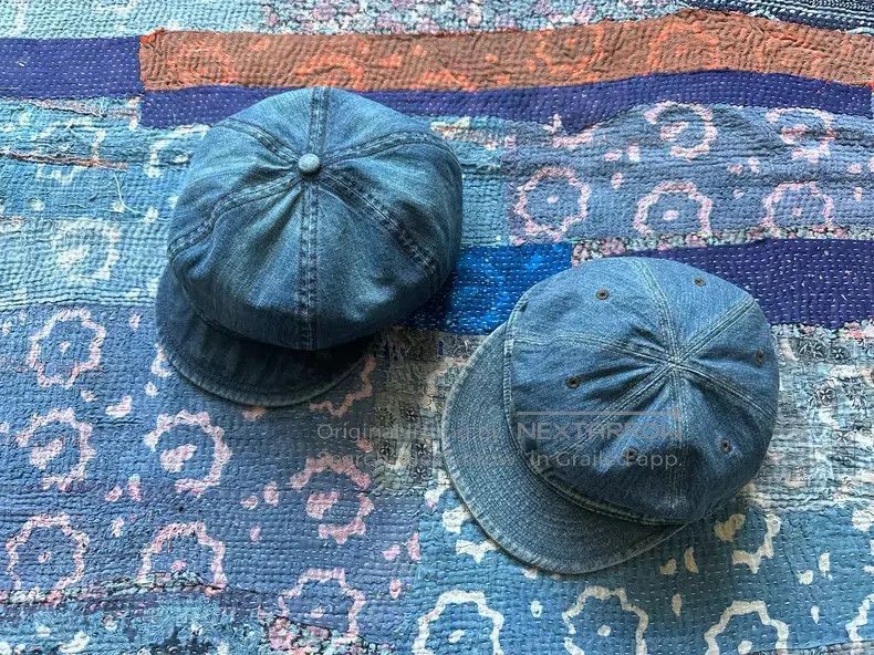 RRL Ralph Lauren RRL Ralph Lauren Indigo Dye Baseball Cap Size ONE SIZE - 1 Thumbnail