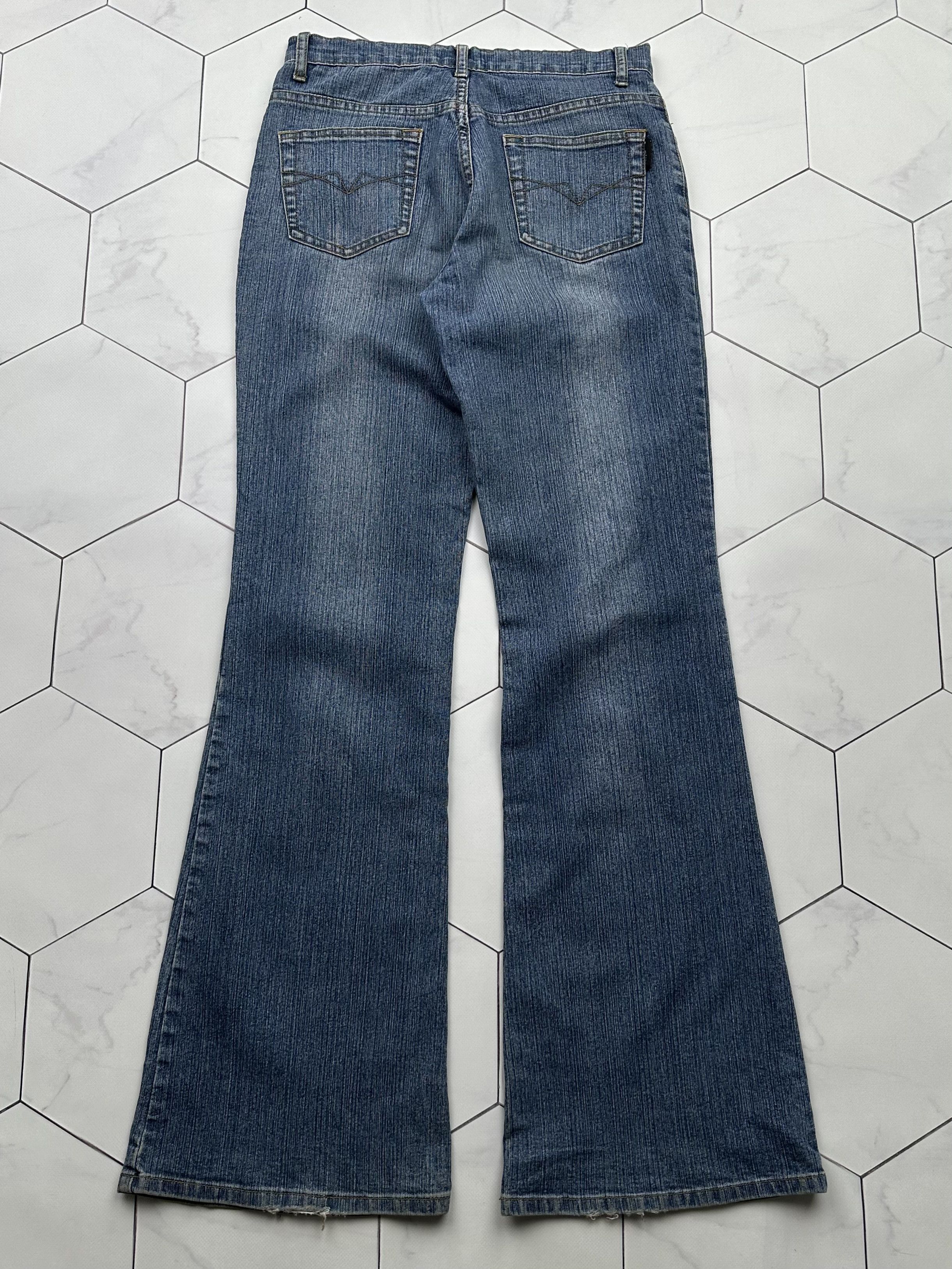 Japanese Brand Vintage Flare Jeans (B497)E2 Size US 28 / EU 44 - 4 Thumbnail