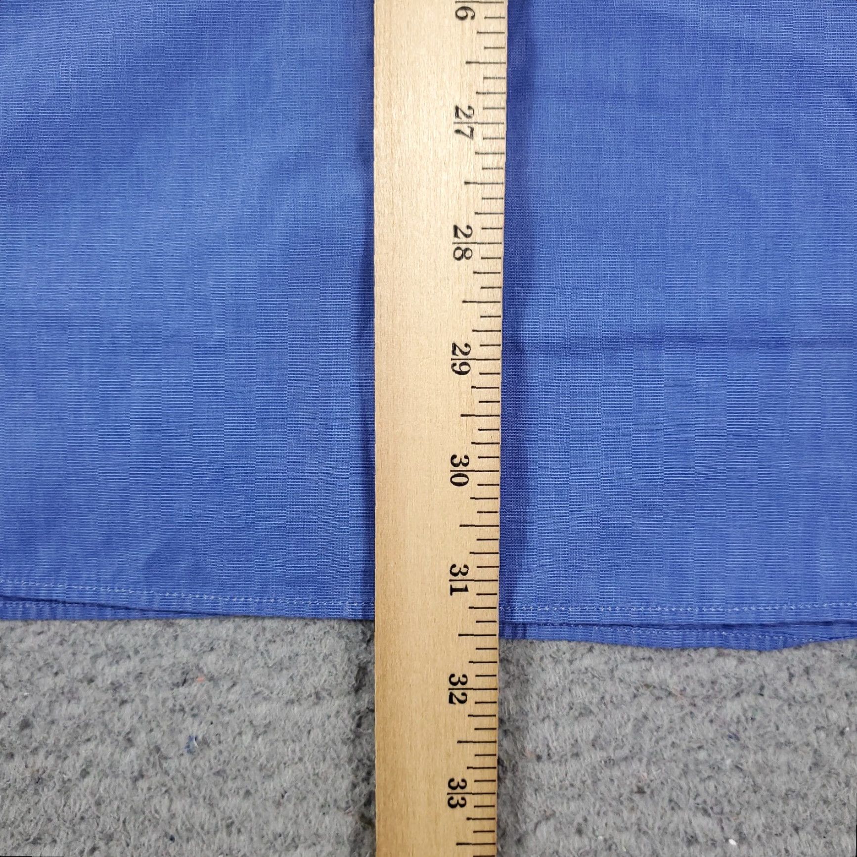 Tommy Hilfiger VINTAGE Tommy Hilfiger Shirt Mens 16.5 Blue Dress Long Sleeve Button Up Collar Dress Shirt Men 16.5 Blue Modern Classic Preppy Size 42R - 5 Thumbnail