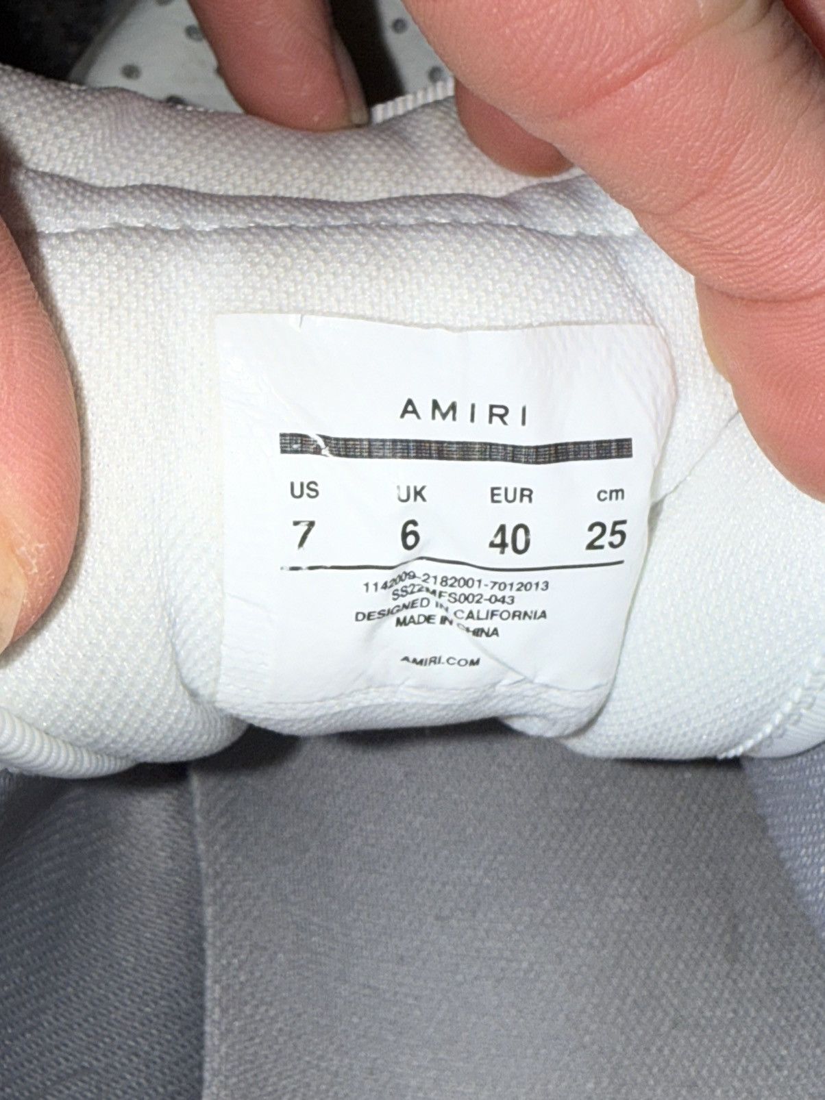 Amiri Amiri Skeleton High-top Sneaker Size US 7 / EU 40 - 6 Thumbnail