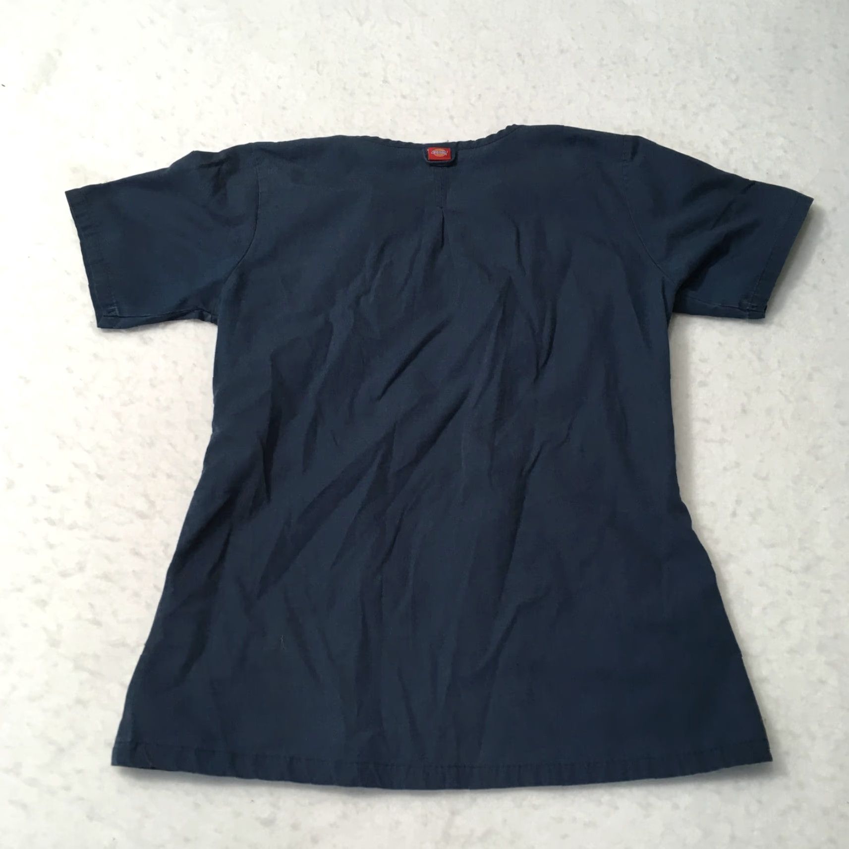Dickies Dickies Drawstring Cargo Pants Scrubs Navy Blue Women Small Blue Medical Solid Size US 29 - 6 Thumbnail