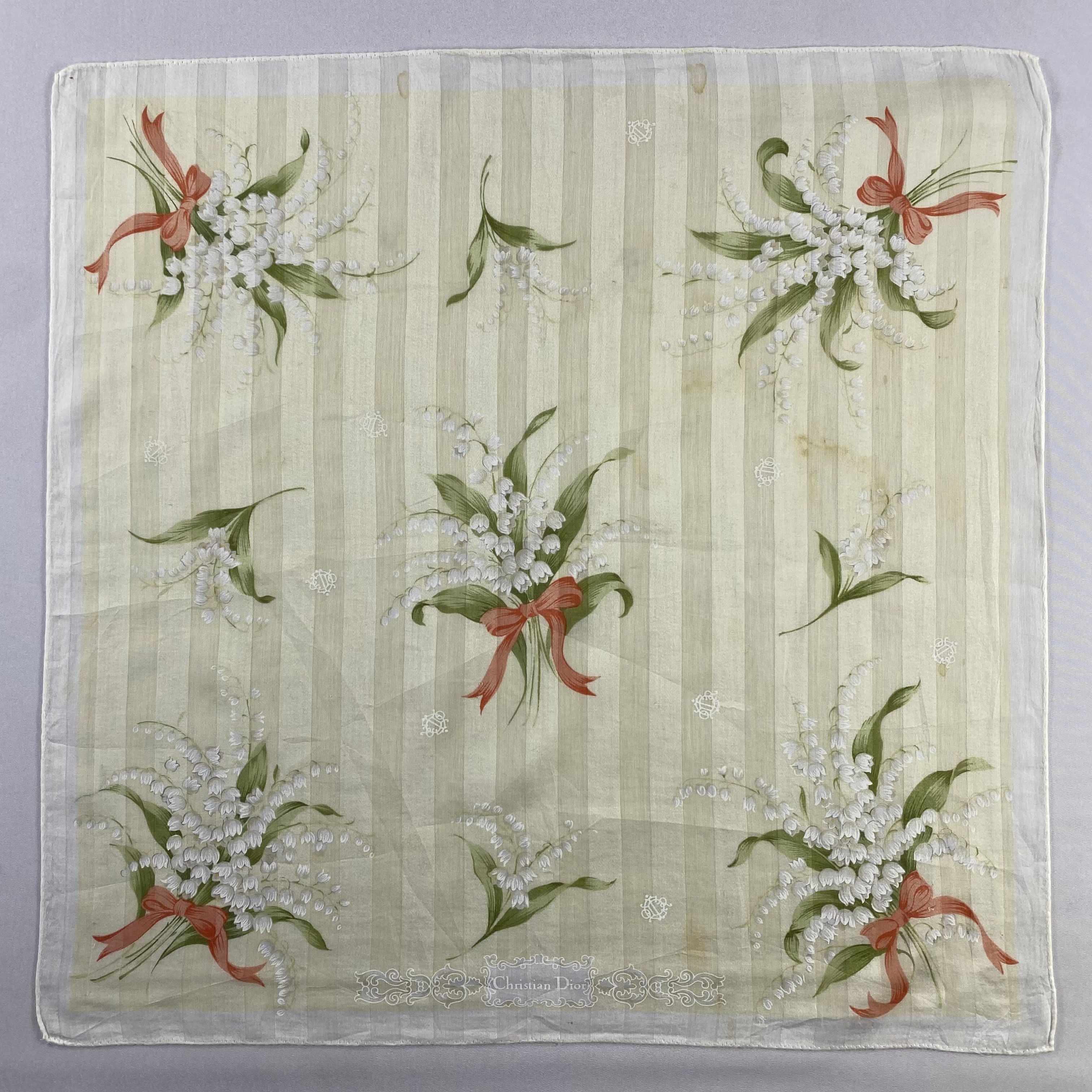Vintage Christian Dior Monsieur Handkerchief / Neckerchief-P1078 Size ONE SIZE - 1 Thumbnail