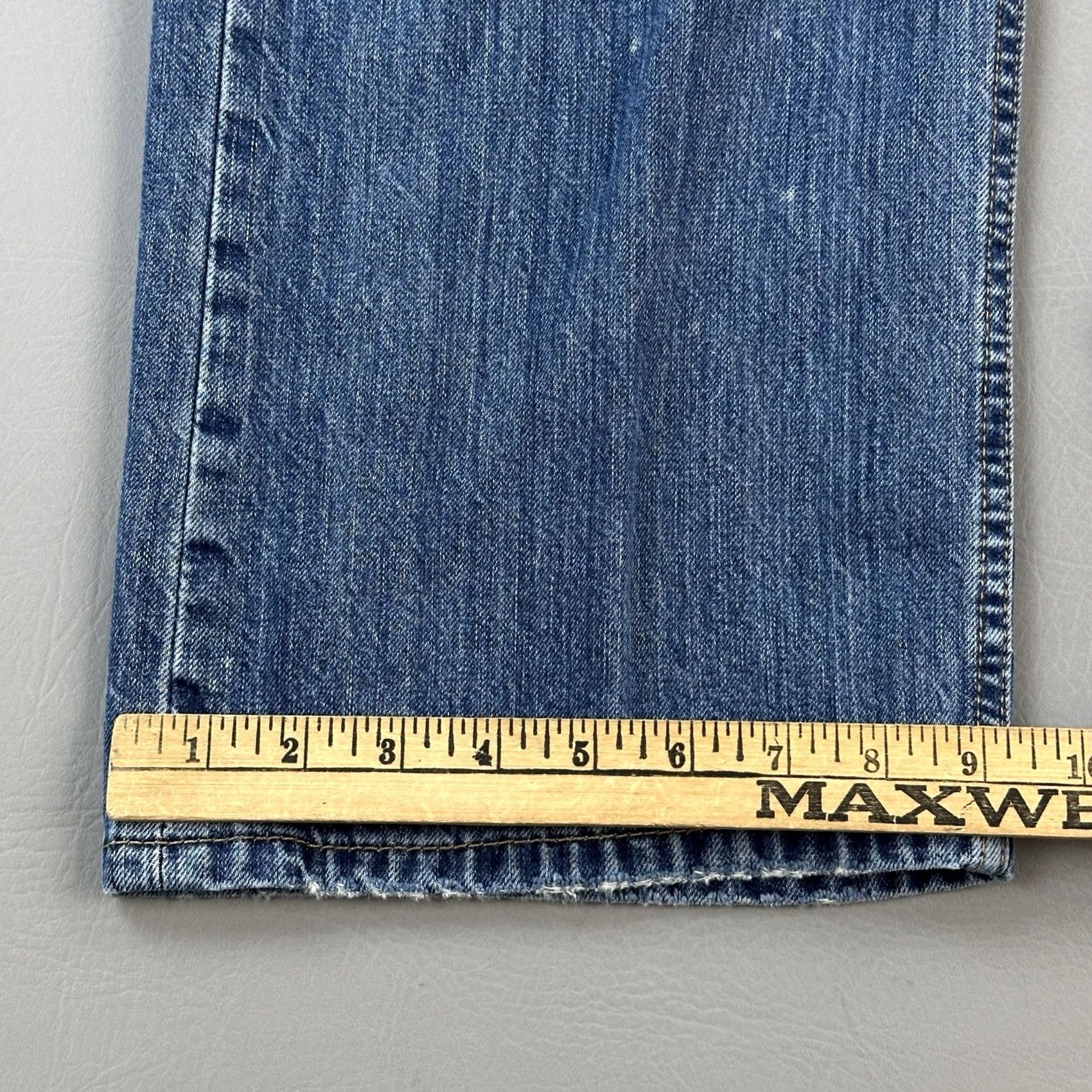 Levi's Levi's 569 Jeans Mens 38x30 Medium Wash Denim Loose Straight Fit Distressed Jeans Size US 38 / EU 54 - 4 Thumbnail
