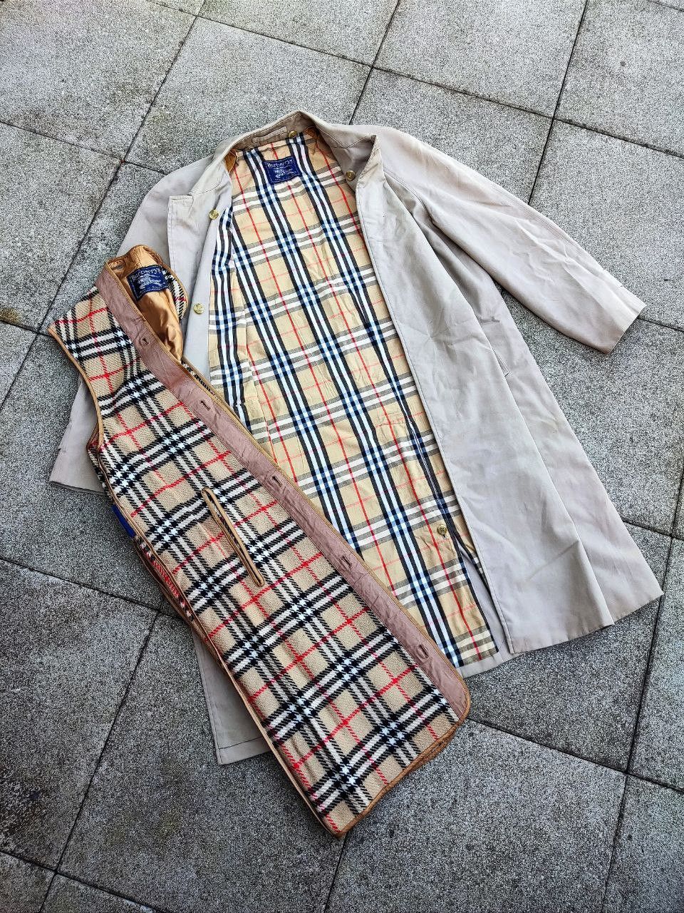 Burberry Vintage Burberry Beige Trench Coat Classic Luxury Outerwear Size US L / EU 52-54 / 3 - 2 Thumbnail