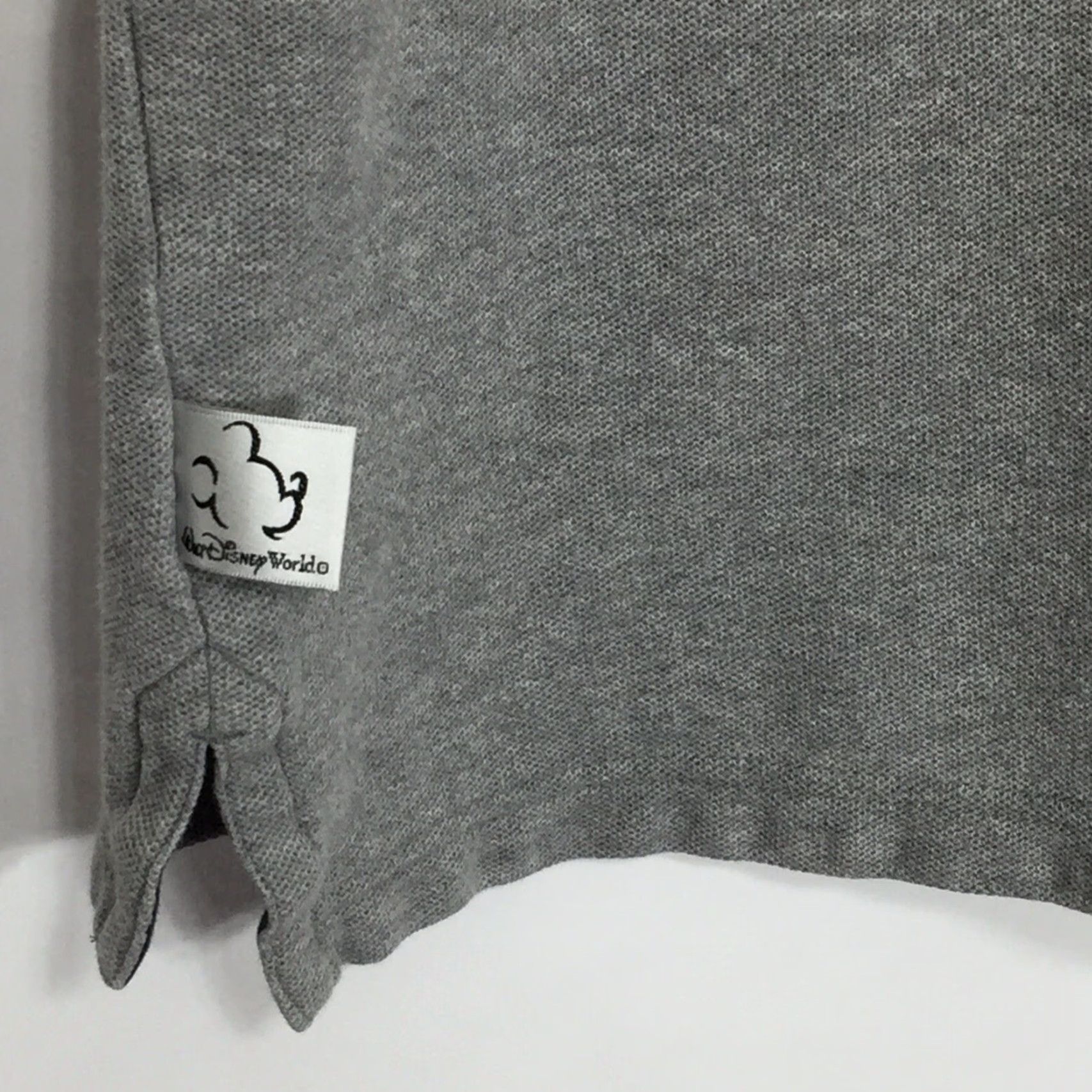 Disney Walt Disney World Polo Shirt Mens Medium Gray Short Sleeve Knit Polo Shirt Mens Gray Knit Short Sleeve Disney World Polo Size US M / EU 48-50 / 2 - 6 Thumbnail