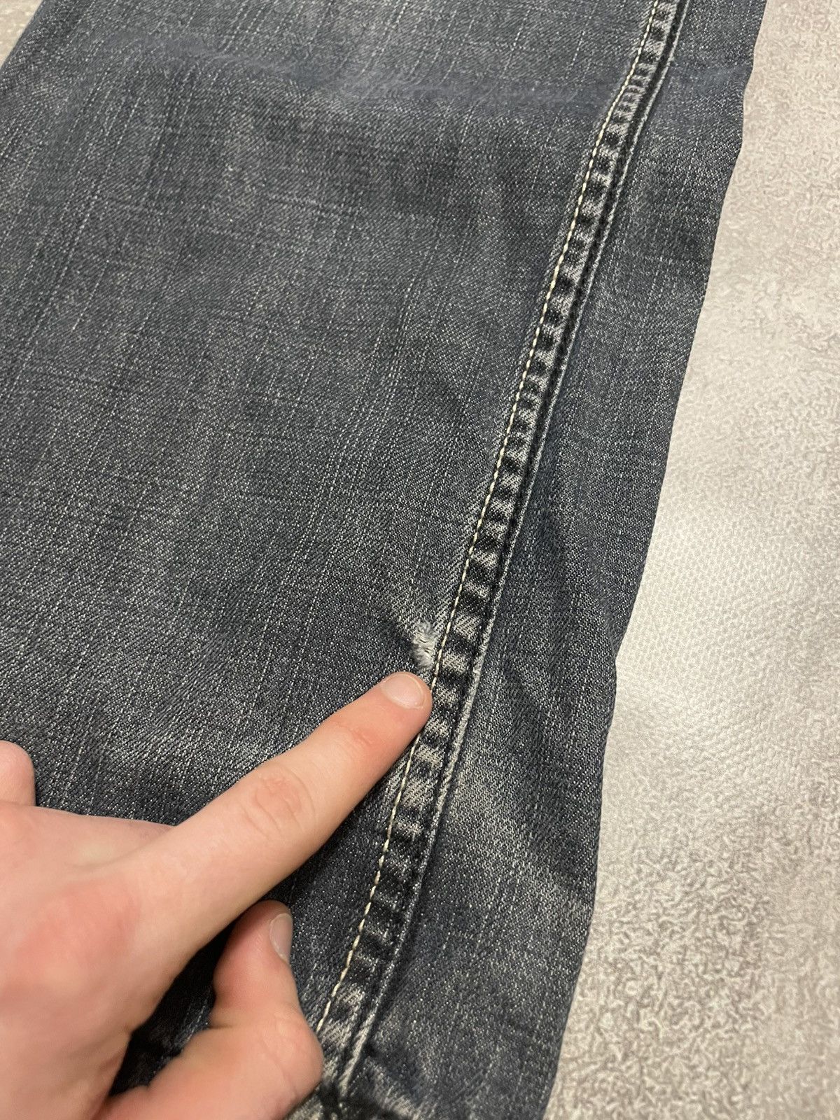 Ecko Unltd. Vintage Ecko Unlimited Buggy Distressed Rap Denim Jeans Size US 34 / EU 50 - 20 Thumbnail