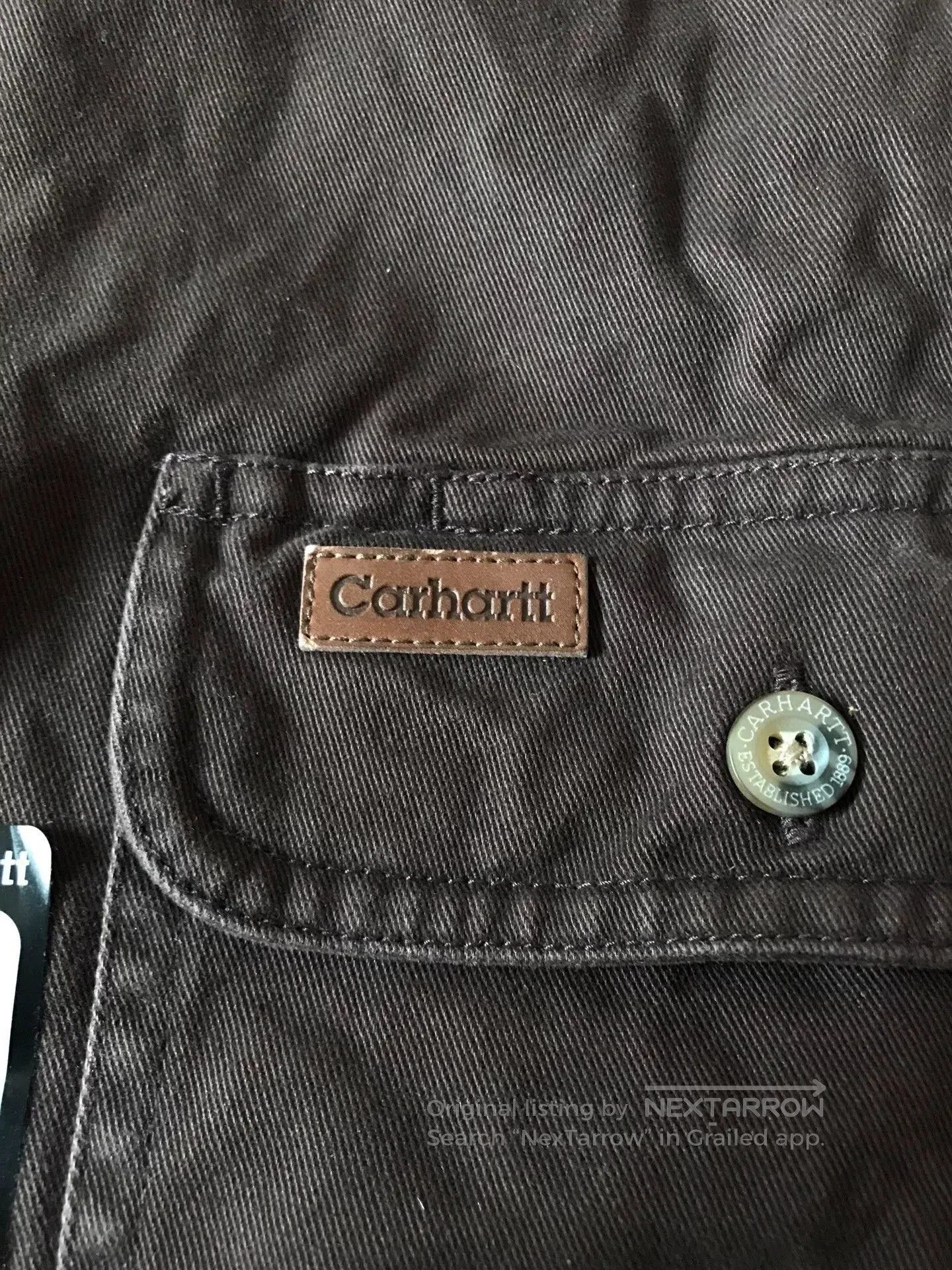 Carhartt Carhartt S09 DKB Work Shirt. Size US L / EU 52-54 / 3 - 5 Thumbnail