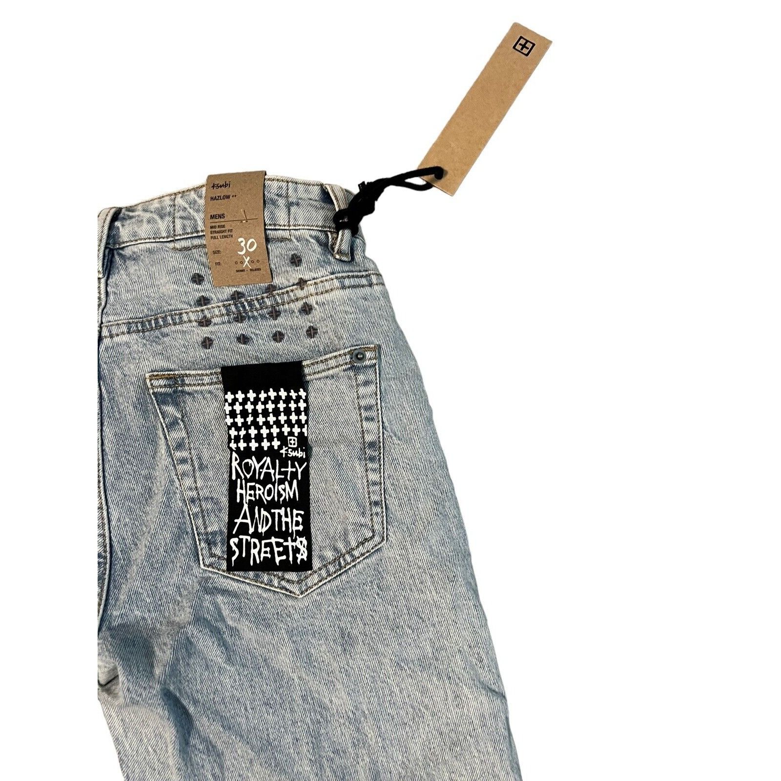 Ksubi Ksubi Jeans Mens Hazlow Straight Fit Blue Size 30/32 Size US 30 / EU 46 - 6 Thumbnail