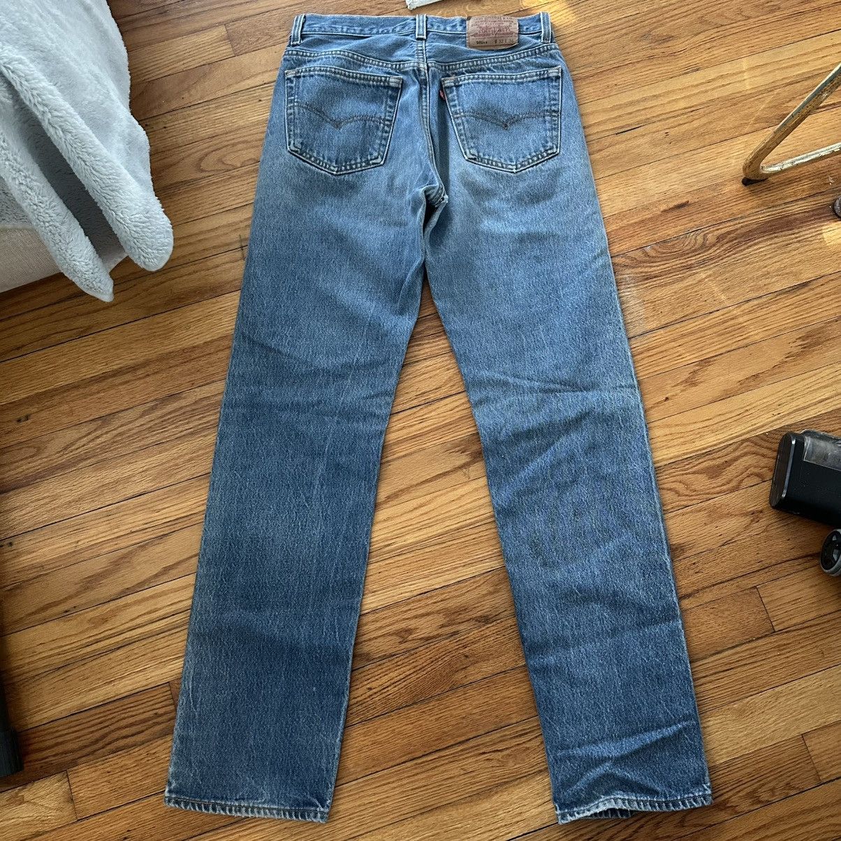 Levi's Vintage 90s Levi’s 501 Denim Jeans Original Fit Button Fly Size US 29 - 3 Thumbnail