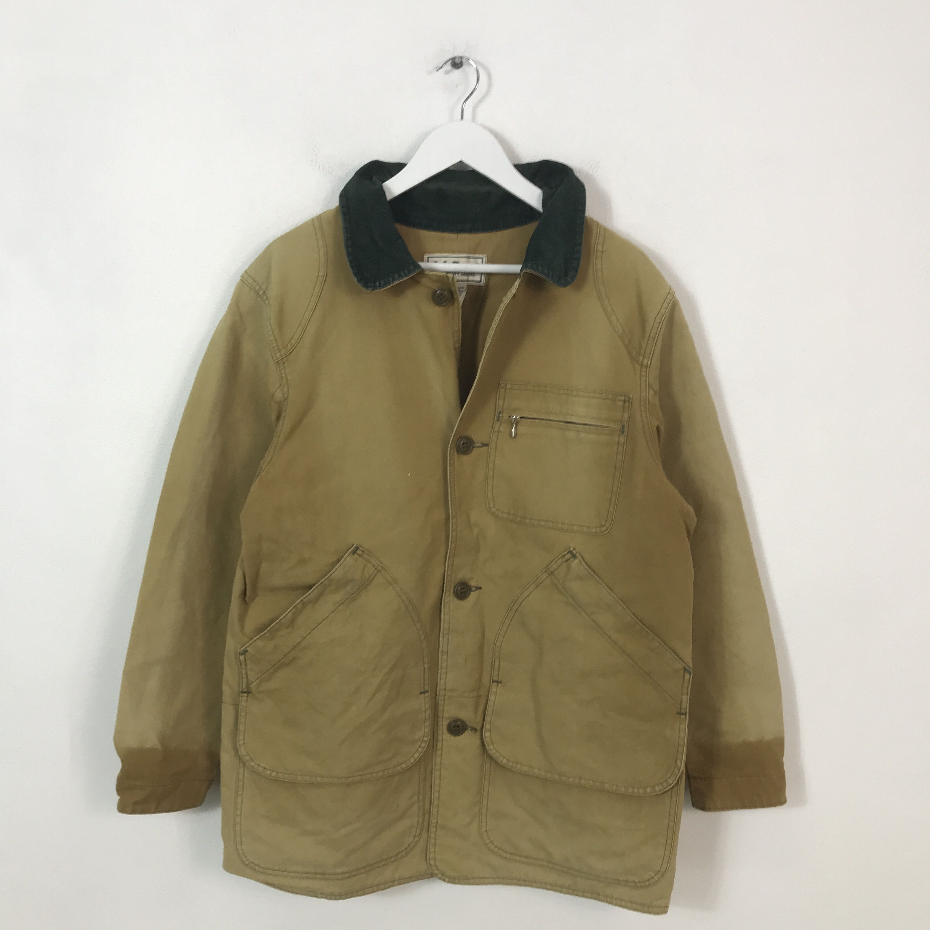 L.L. Bean Vintage LL Bean freeport,maine Button Chore Faded jacket Size US M / EU 48-50 / 2 - 1 Thumbnail
