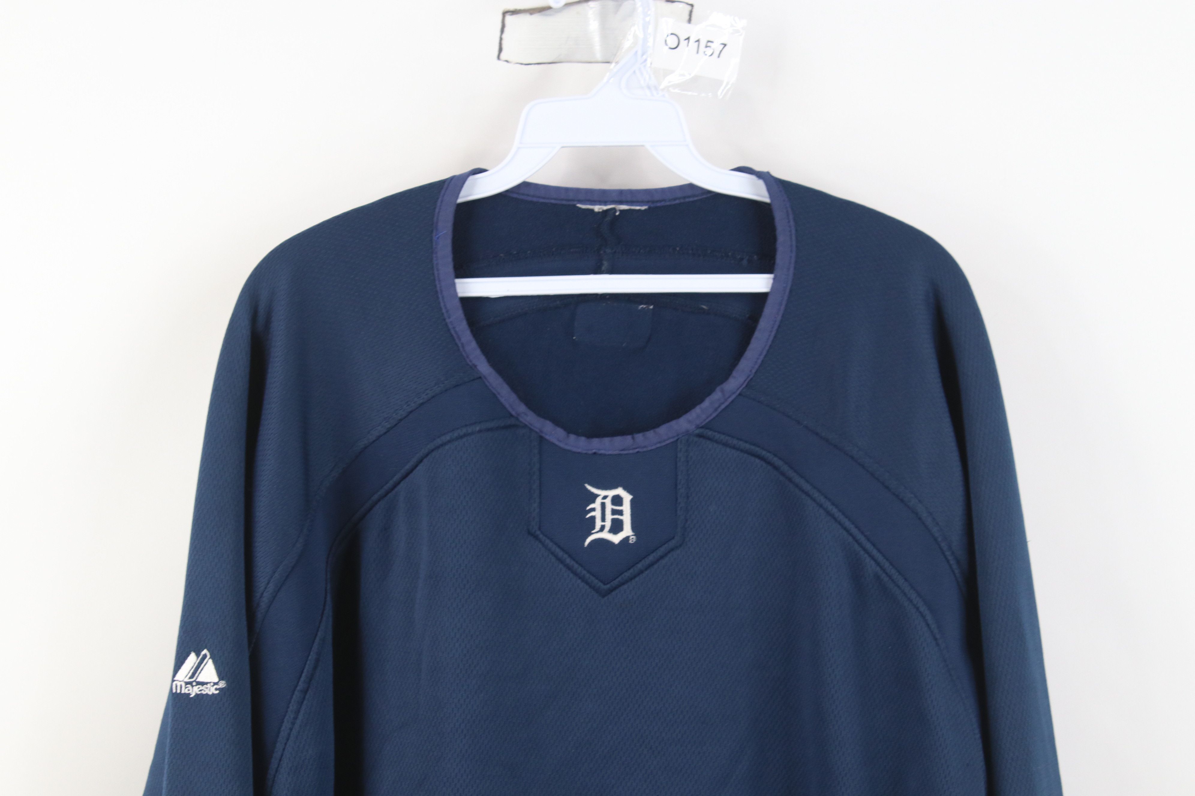 Majestic Vintage Majestic Therma Base Tigers Baseball Sweatshirt Size US XXL / EU 58 / 5 - 2 Thumbnail
