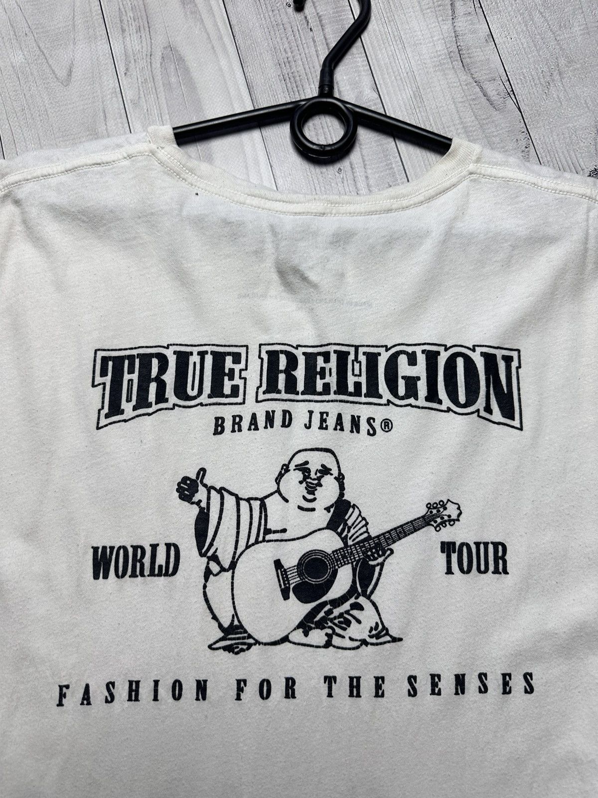 True Religion × Vintage Vintage True religion tee size XL logo distressed Size US XL / EU 56 / 4 - 3 Thumbnail