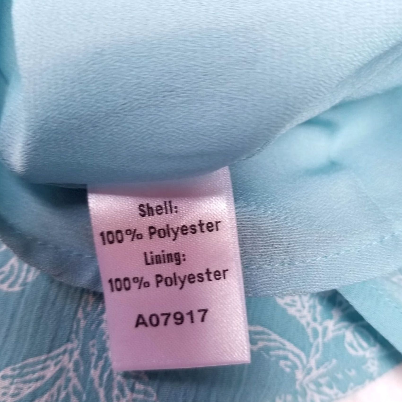 Vintage Appleseed's Skirt Floral Pull-On Elastic Waist Size 16W Sky Blue Womens Knee Length Size 38" / US 16 / IT 52 - 4 Thumbnail